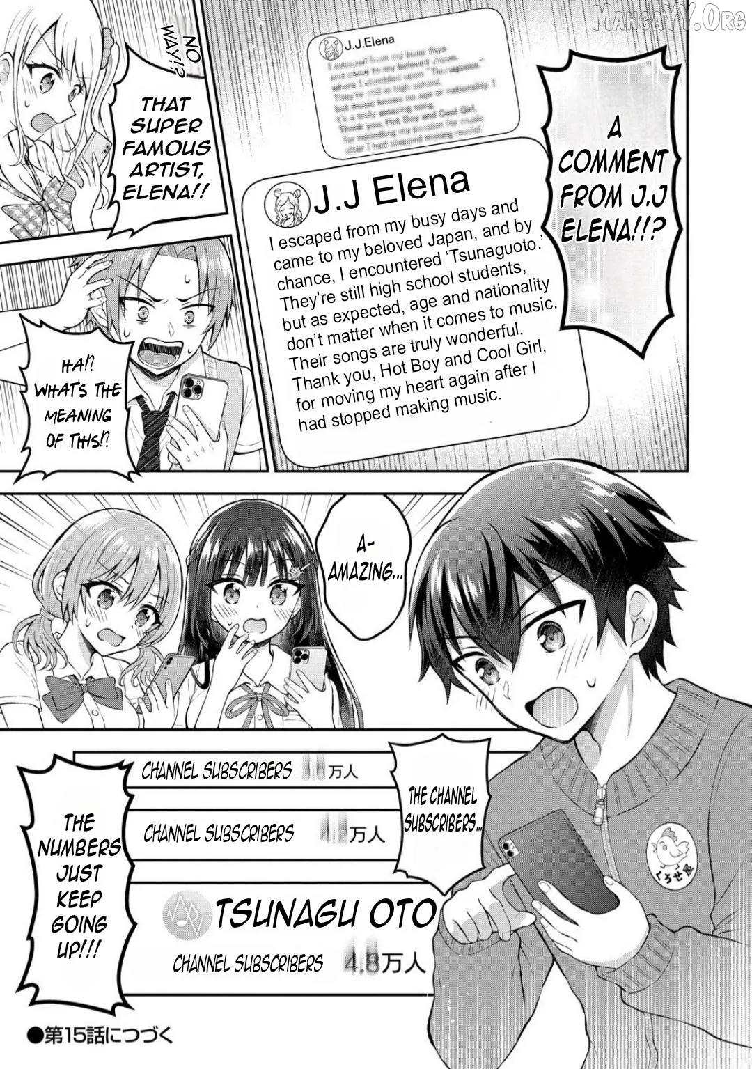 Tonari no Seki no Inkya Joshi ga Oshi Utai Datta ~Ore no Kyoku wo Uttatekure!~ Chapter 14.2 page 13 - 