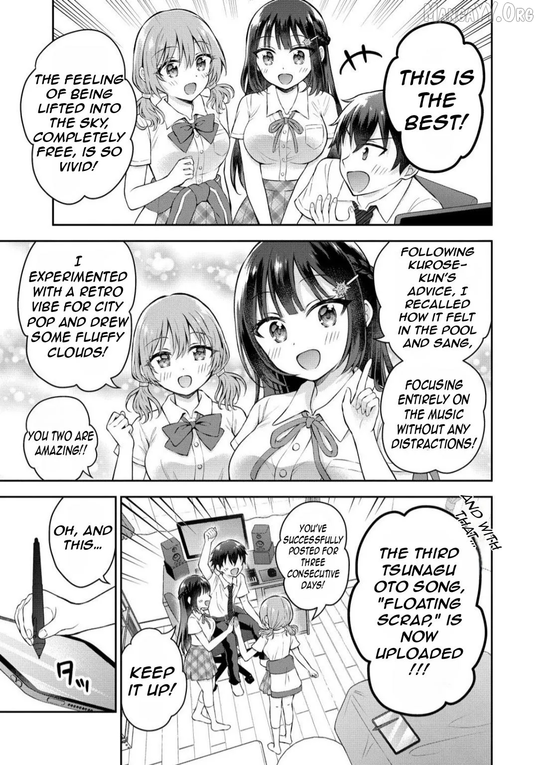 Tonari no Seki no Inkya Joshi ga Oshi Utai Datta ~Ore no Kyoku wo Uttatekure!~ Chapter 14.2 page 5 - 