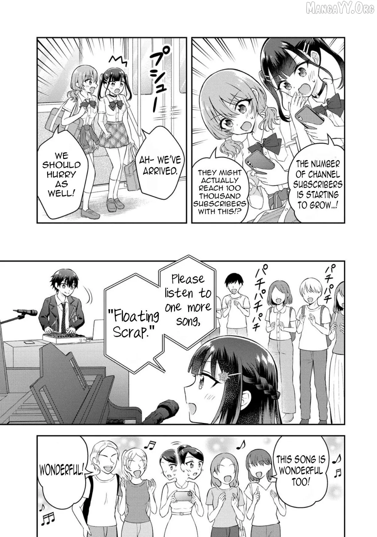 Tonari no Seki no Inkya Joshi ga Oshi Utai Datta ~Ore no Kyoku wo Uttatekure!~ Chapter 16 page 14 - 