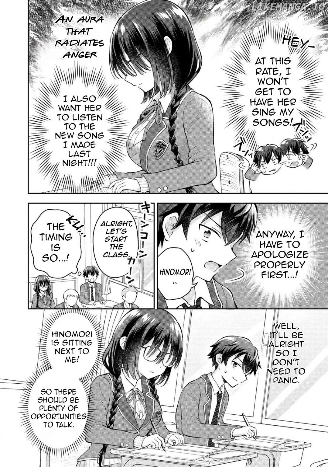 Tonari no Seki no Inkya Joshi ga Oshi Utai Datta ~Ore no Kyoku wo Uttatekure!~ Chapter 3.1 page 5 - 