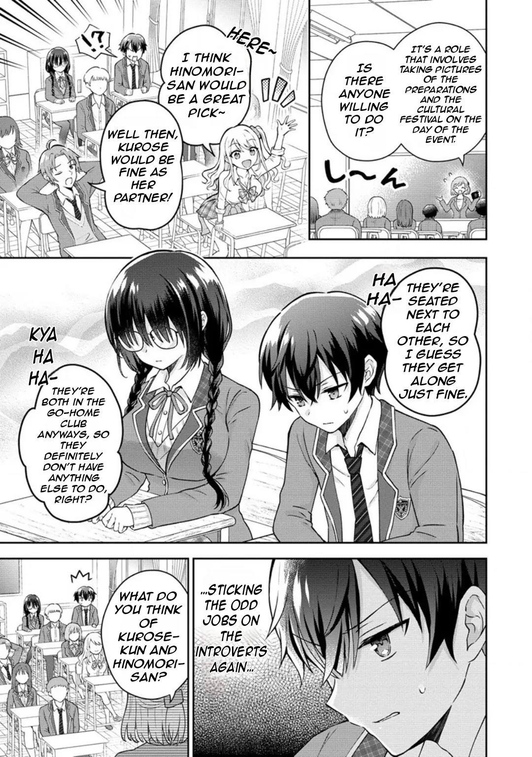 Tonari no Seki no Inkya Joshi ga Oshi Utaite Datta ~Ore no Kyoku wo Uttatekure!~ Chapter 1 page 12 - 