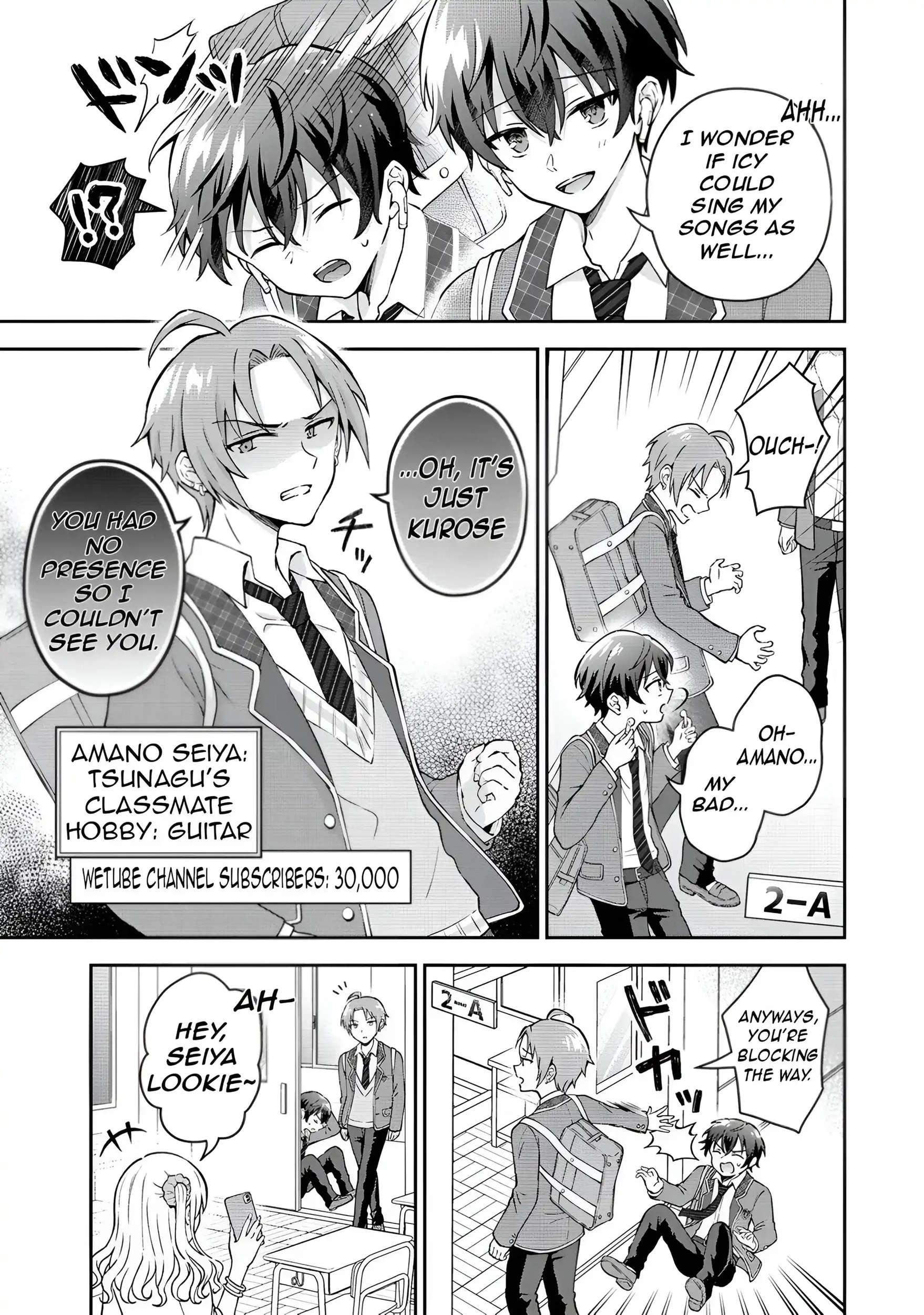 Tonari no Seki no Inkya Joshi ga Oshi Utaite Datta ~Ore no Kyoku wo Uttatekure!~ Chapter 1 page 10 - 
