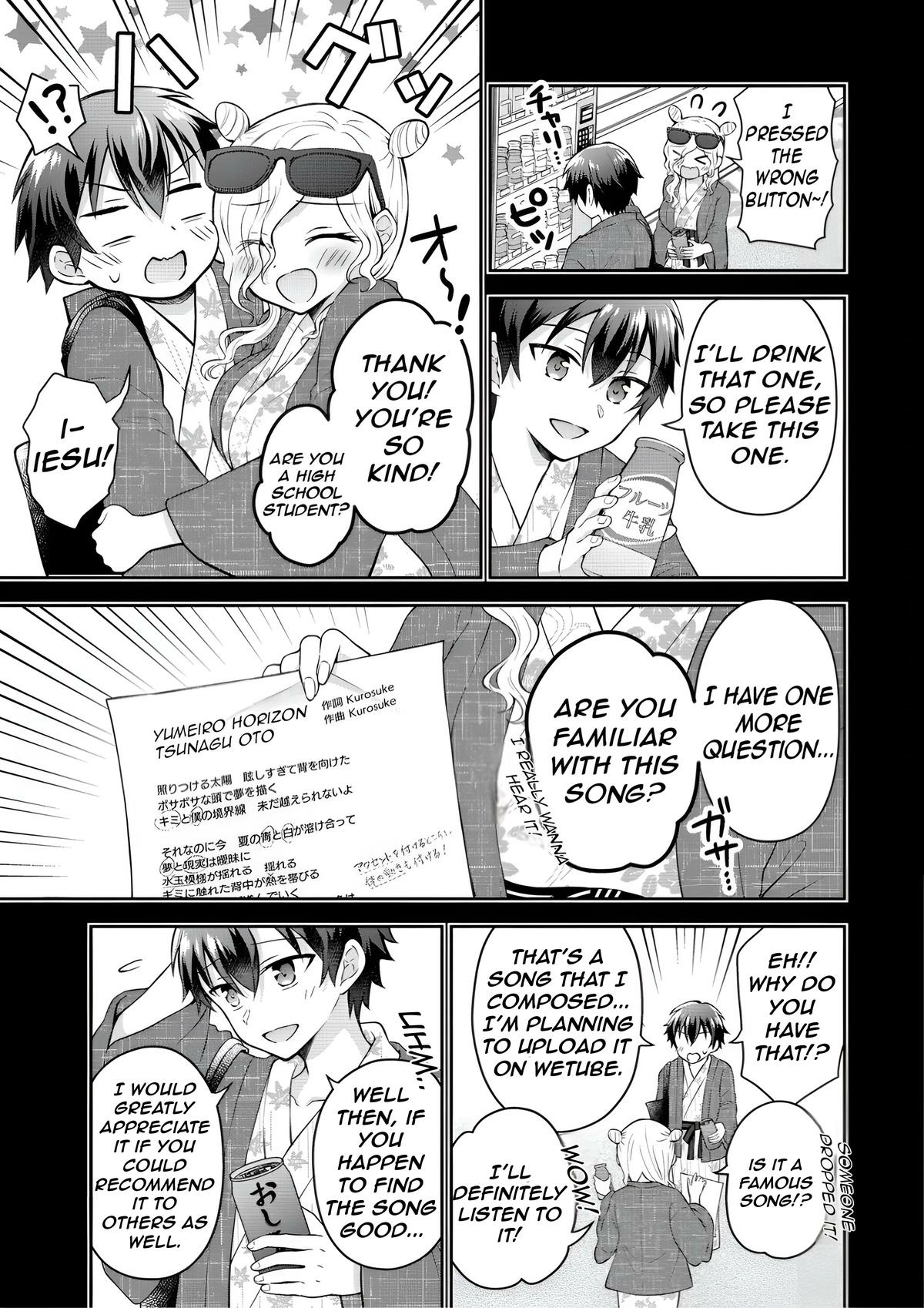 Tonari no Seki no Inkya Joshi ga Oshi Utaite Datta ~Ore no Kyoku wo Uttatekure!~ Chapter 11 page 15 - 