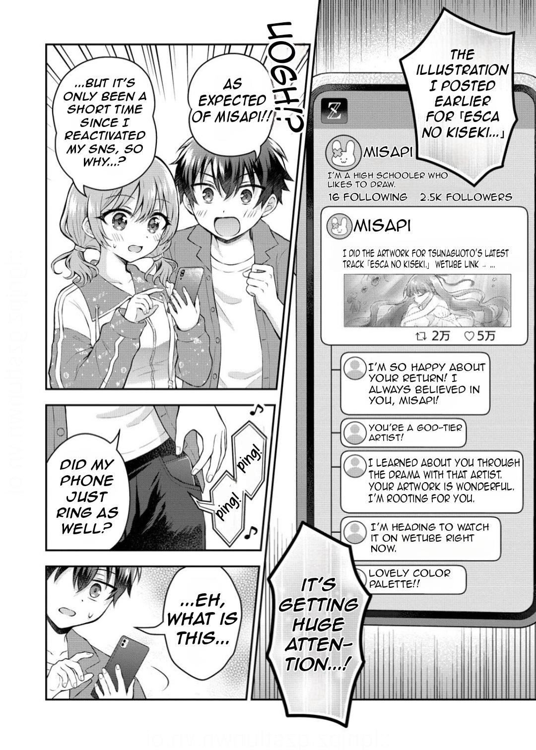 Tonari no Seki no Inkya Joshi ga Oshi Utaite Datta ~Ore no Kyoku wo Uttatekure!~ Chapter 12 page 20 - 