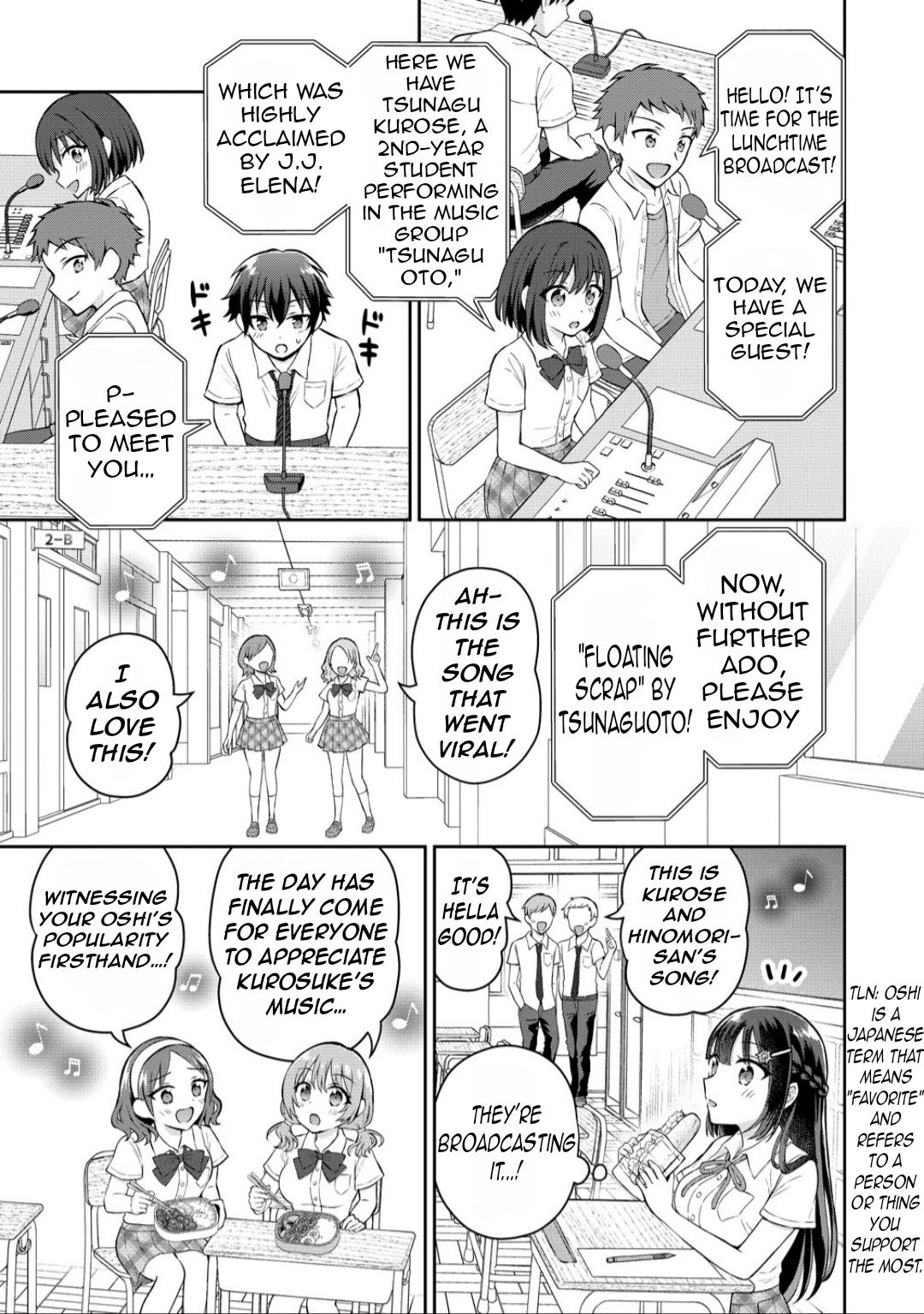 Tonari no Seki no Inkya Joshi ga Oshi Utaite Datta ~Ore no Kyoku wo Uttatekure!~ Chapter 15 page 9 - 