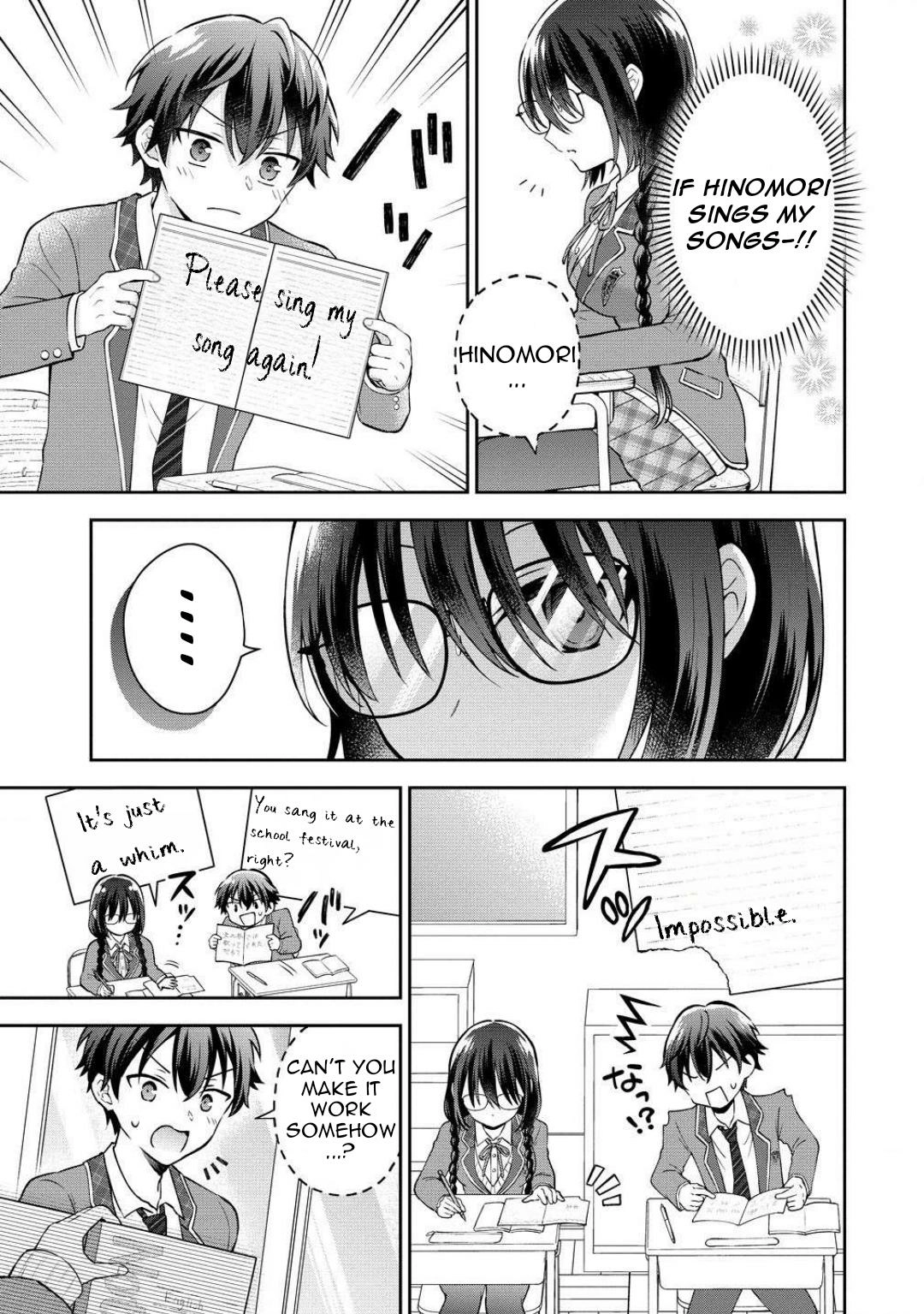 Tonari no Seki no Inkya Joshi ga Oshi Utaite Datta ~Ore no Kyoku wo Uttatekure!~ Chapter 2 page 9 - 