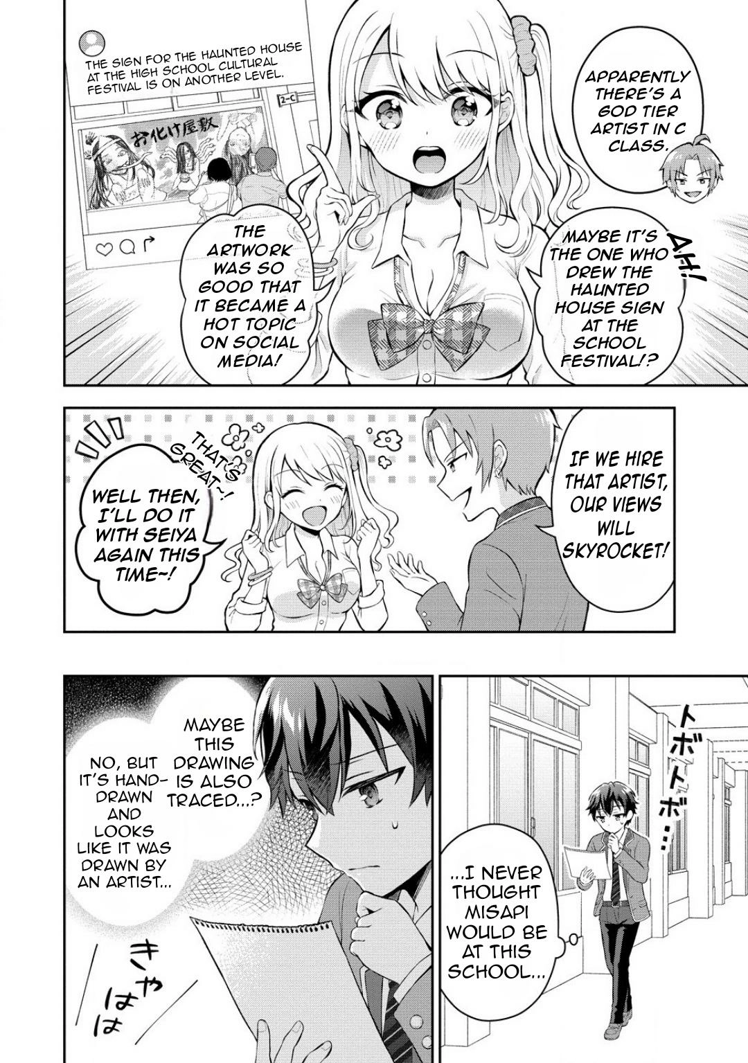 Tonari no Seki no Inkya Joshi ga Oshi Utaite Datta ~Ore no Kyoku wo Uttatekure!~ Chapter 7 page 14 - 