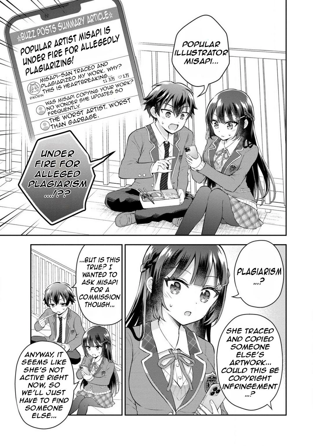 Tonari no Seki no Inkya Joshi ga Oshi Utaite Datta ~Ore no Kyoku wo Uttatekure!~ Chapter 7 page 7 - 
