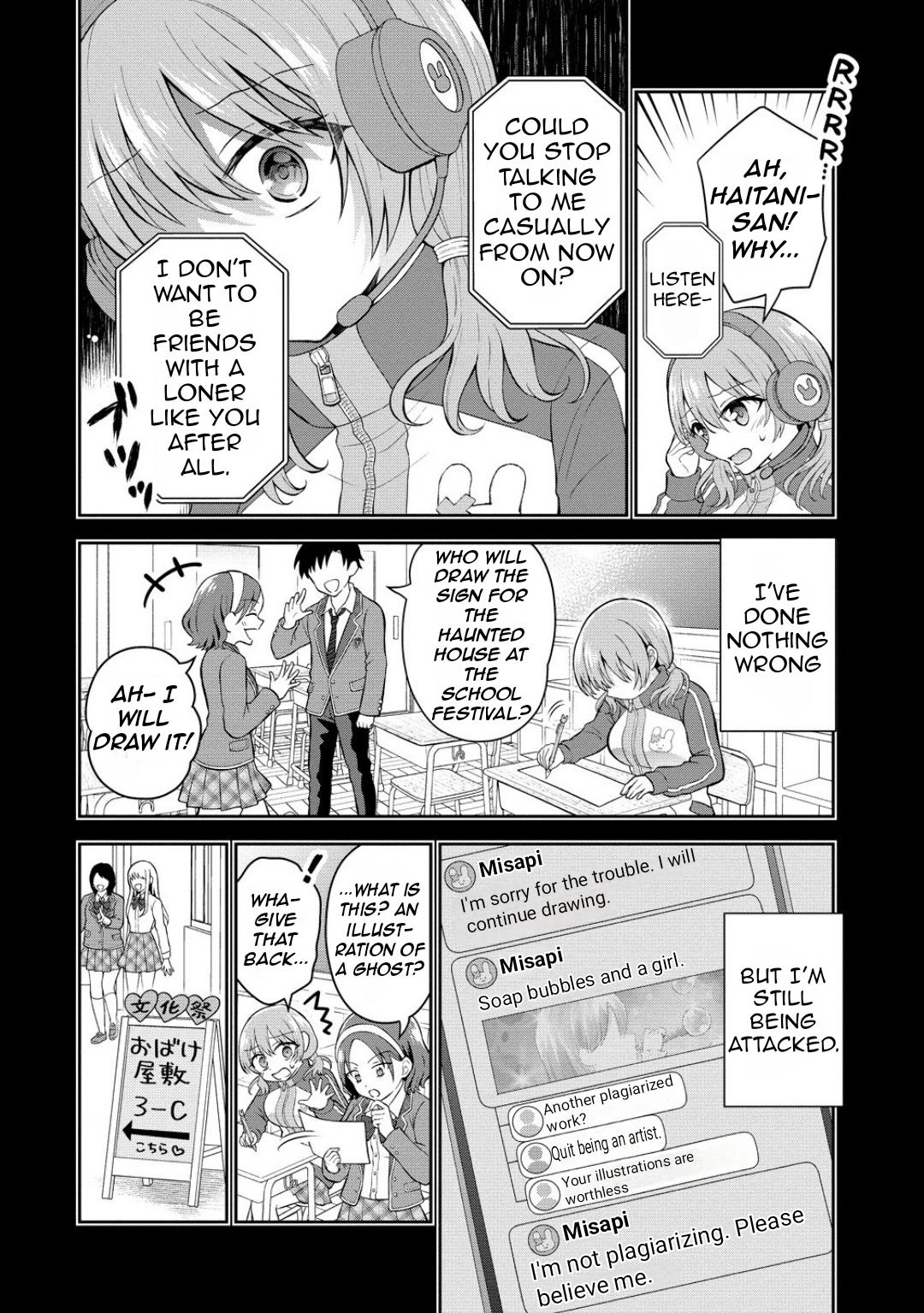 Tonari no Seki no Inkya Joshi ga Oshi Utaite Datta ~Ore no Kyoku wo Uttatekure!~ Chapter 9 page 8 - 