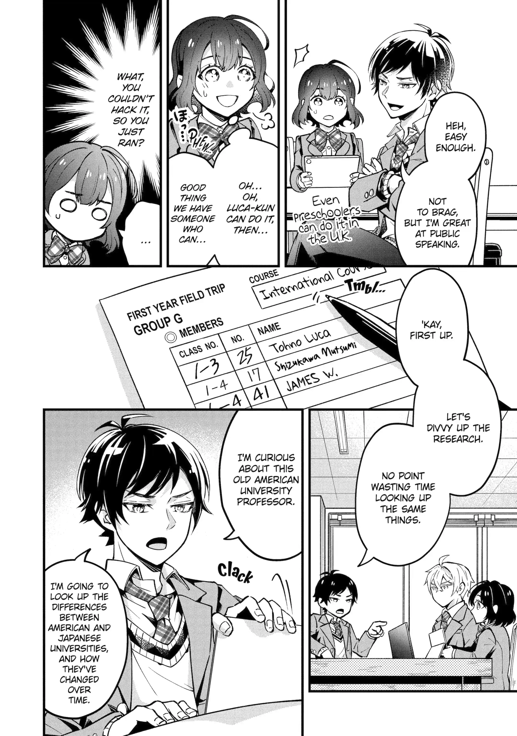 Tonari no Seki no James-kun Chapter 3.3 page 5 - 
