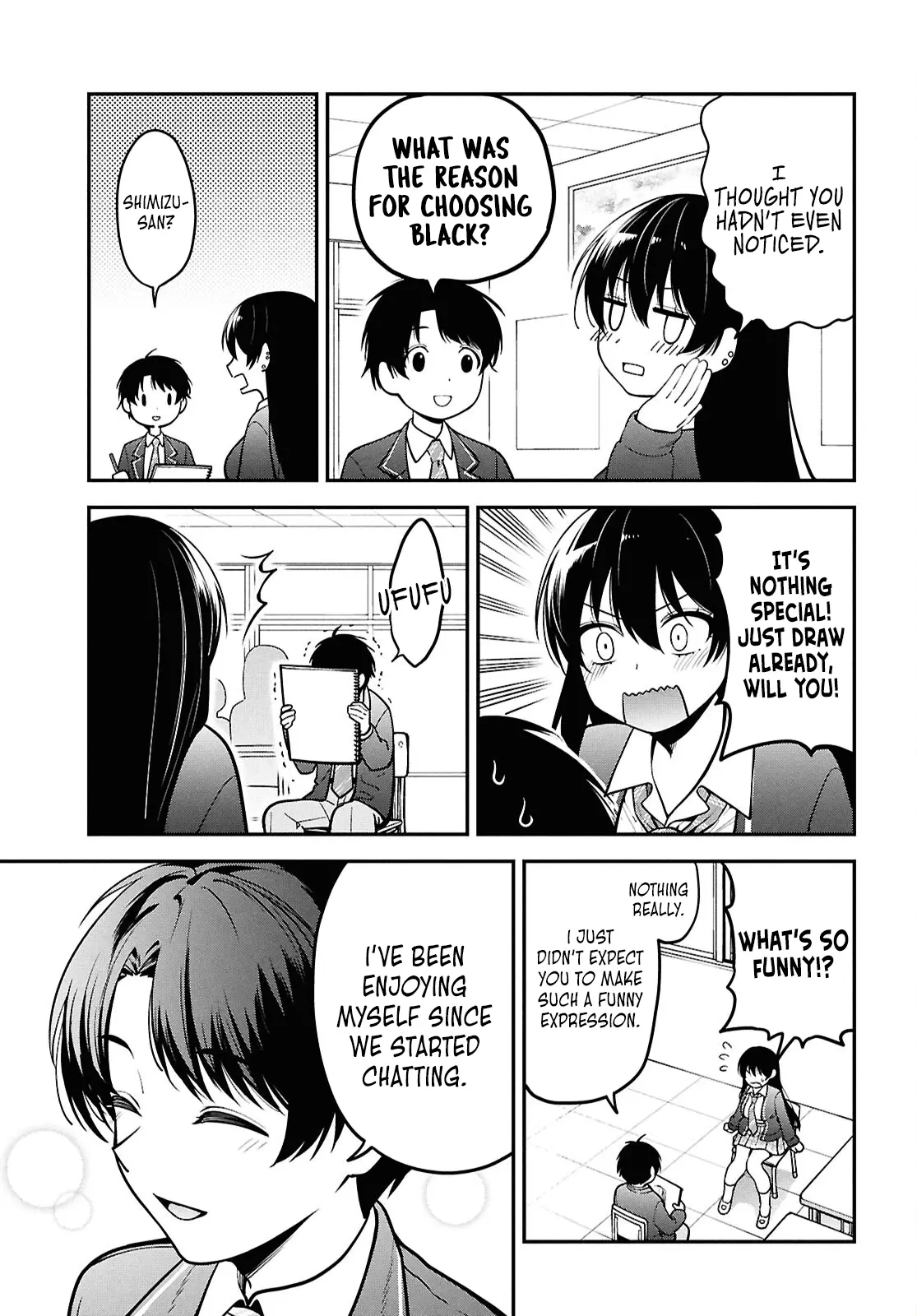Tonari no Seki no Yankee Shimizu-san ga Kami o Kuroku Sometekita Chapter 1 page 26 - 