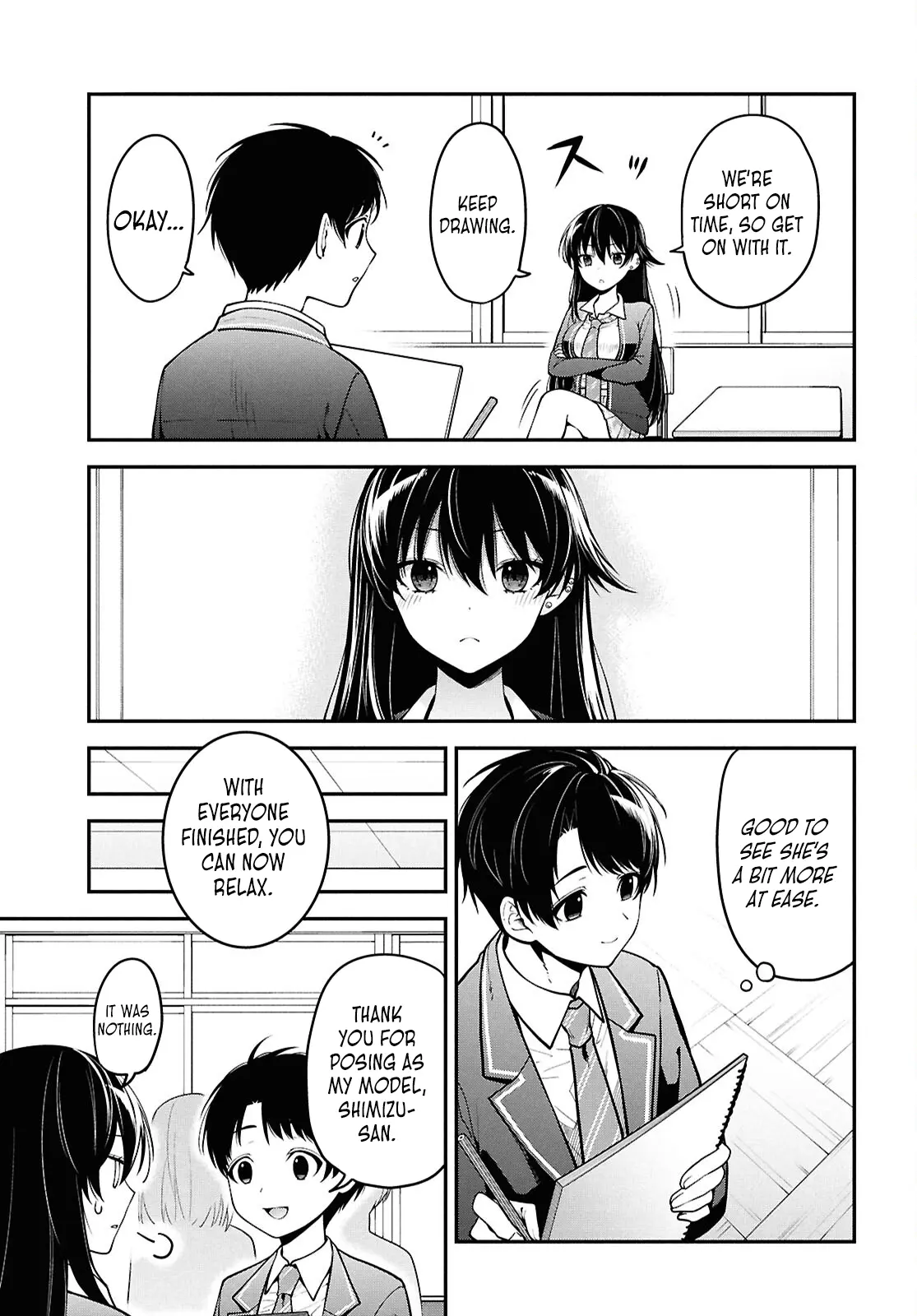 Tonari no Seki no Yankee Shimizu-san ga Kami o Kuroku Sometekita Chapter 1 page 29 - 