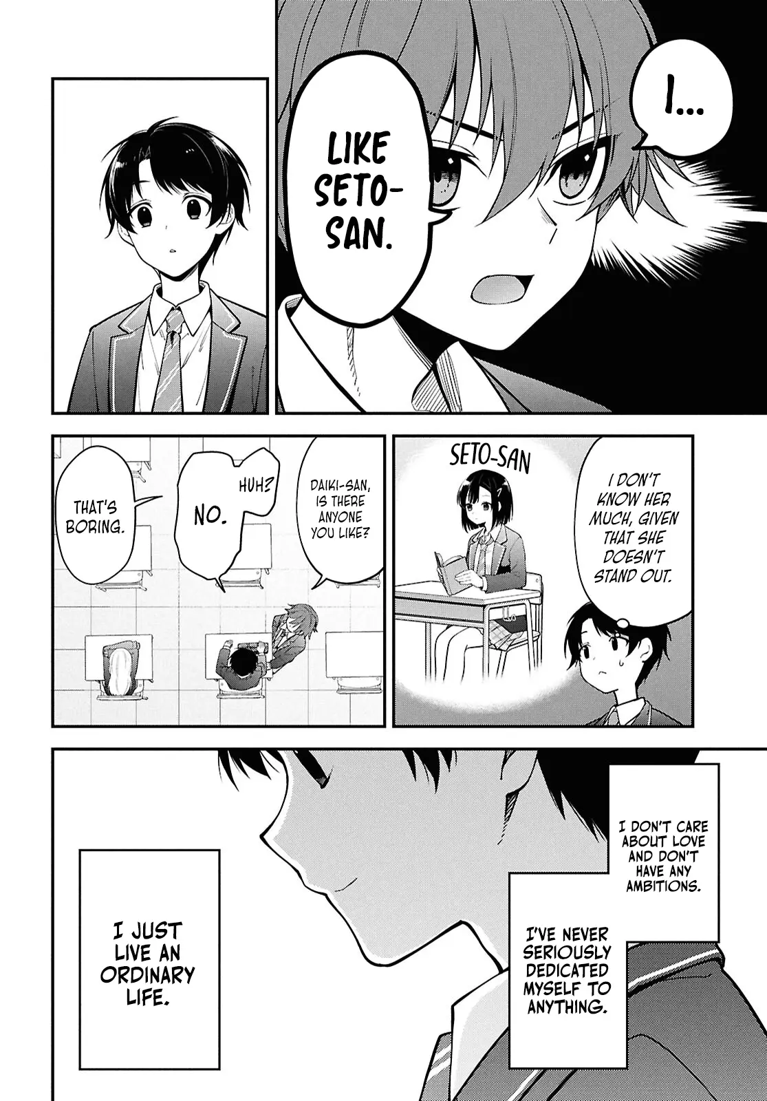Tonari no Seki no Yankee Shimizu-san ga Kami o Kuroku Sometekita Chapter 1 page 6 - 