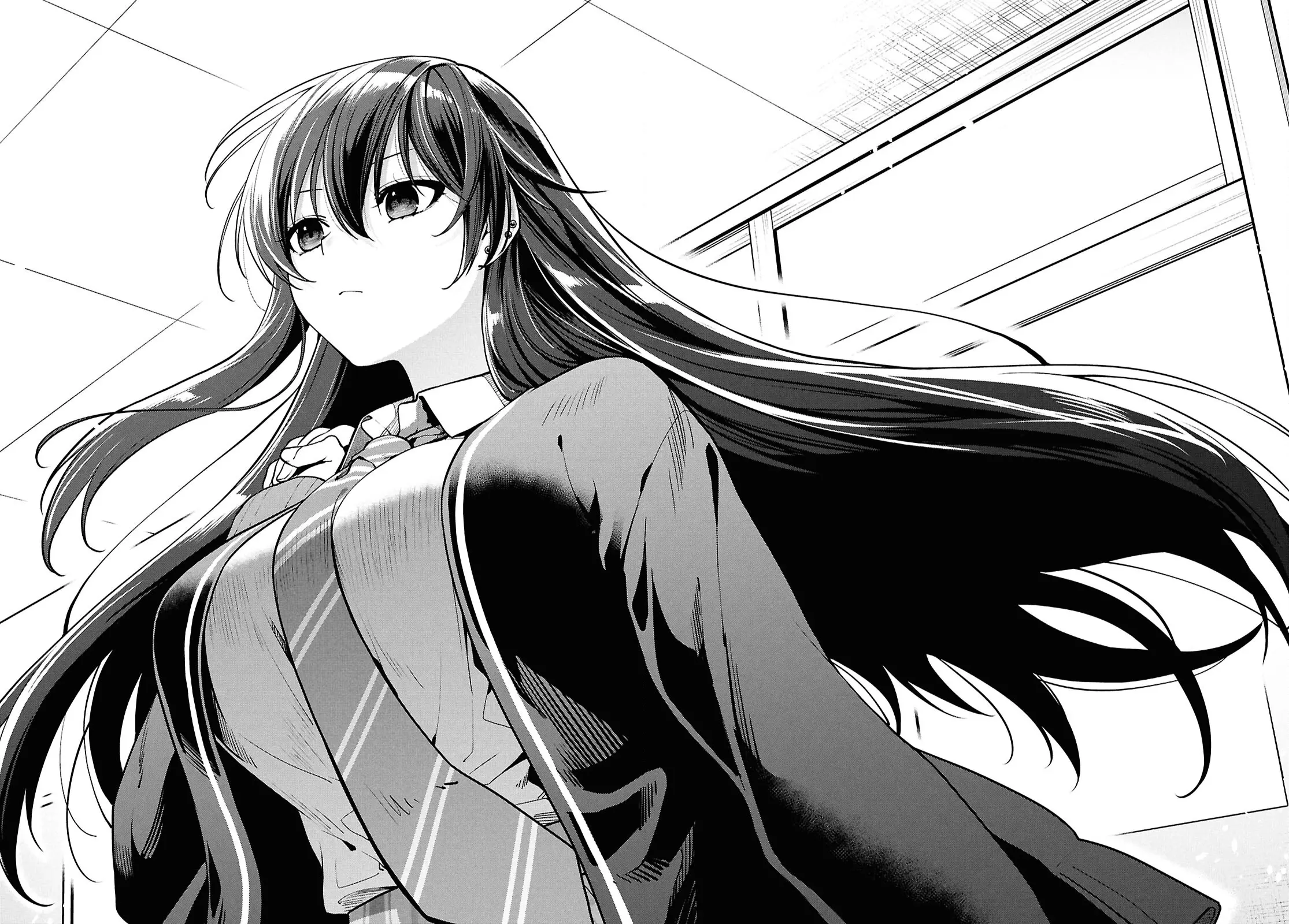 Tonari no Seki no Yankee Shimizu-san ga Kami o Kuroku Sometekita Chapter 1 page 10 - 