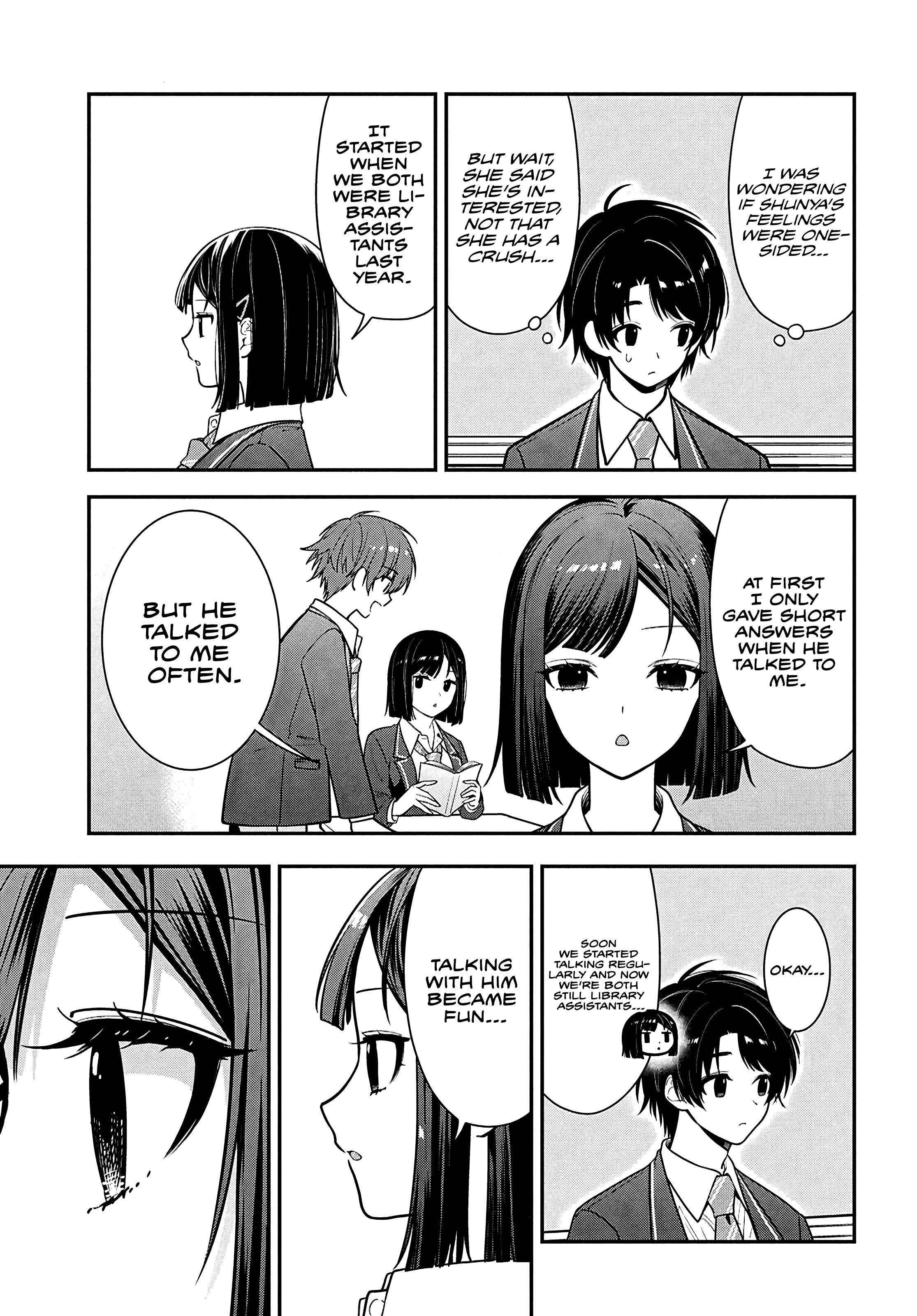 Tonari no Seki no Yankee Shimizu-san ga Kami o Kuroku Sometekita Chapter 11 page 11 - 