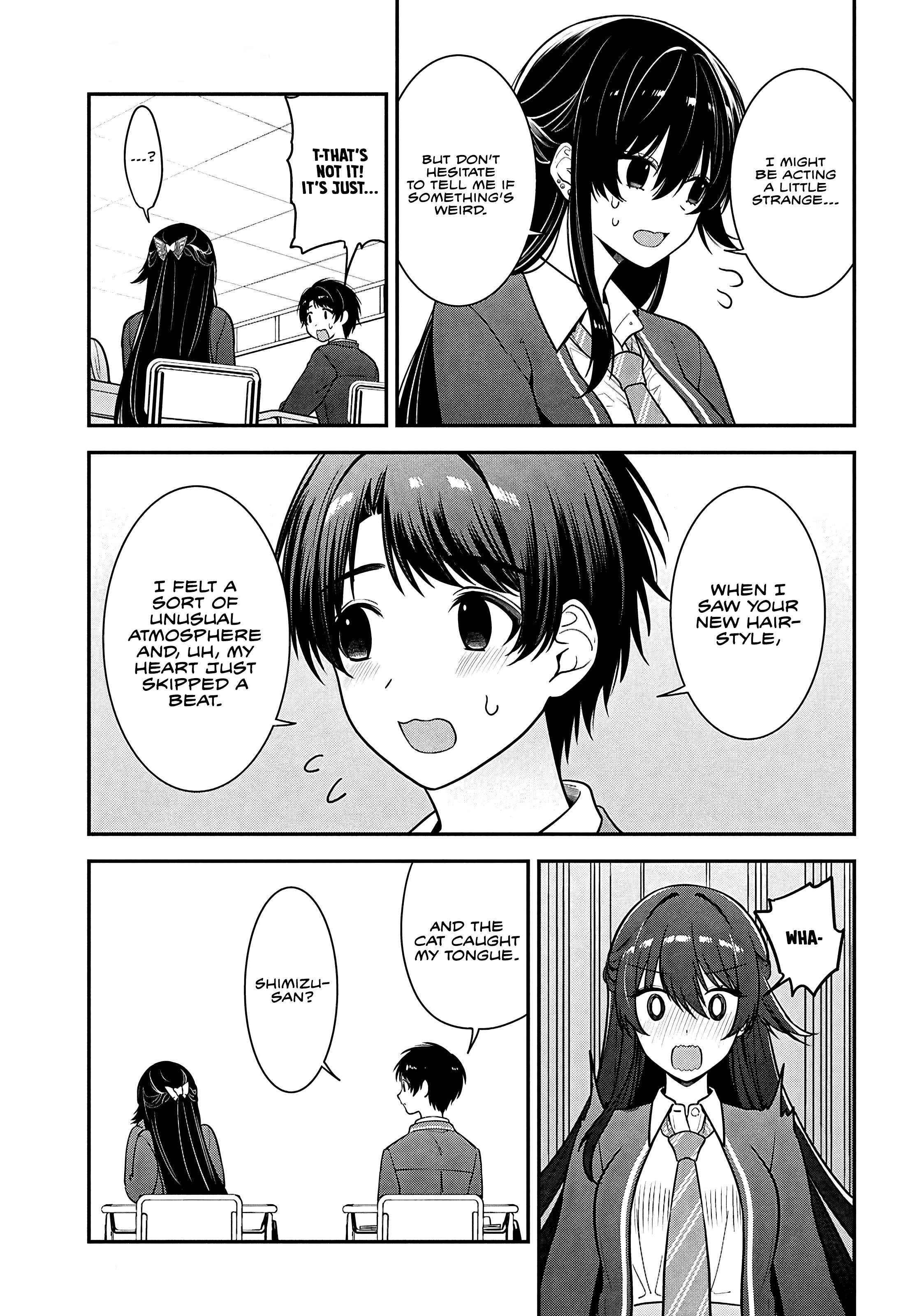Tonari no Seki no Yankee Shimizu-san ga Kami o Kuroku Sometekita Chapter 11 page 31 - 
