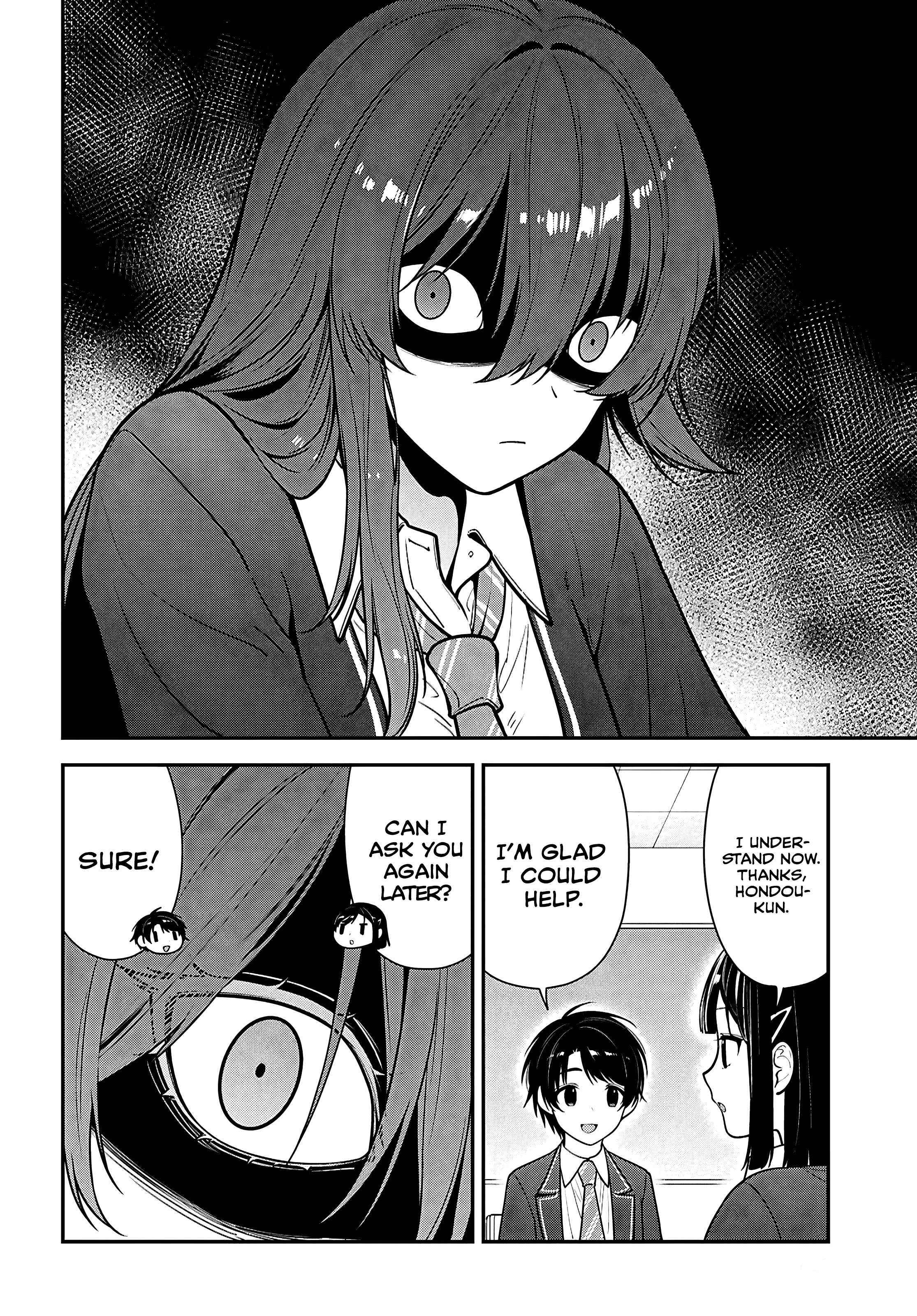 Tonari no Seki no Yankee Shimizu-san ga Kami o Kuroku Sometekita Chapter 12 page 22 - 