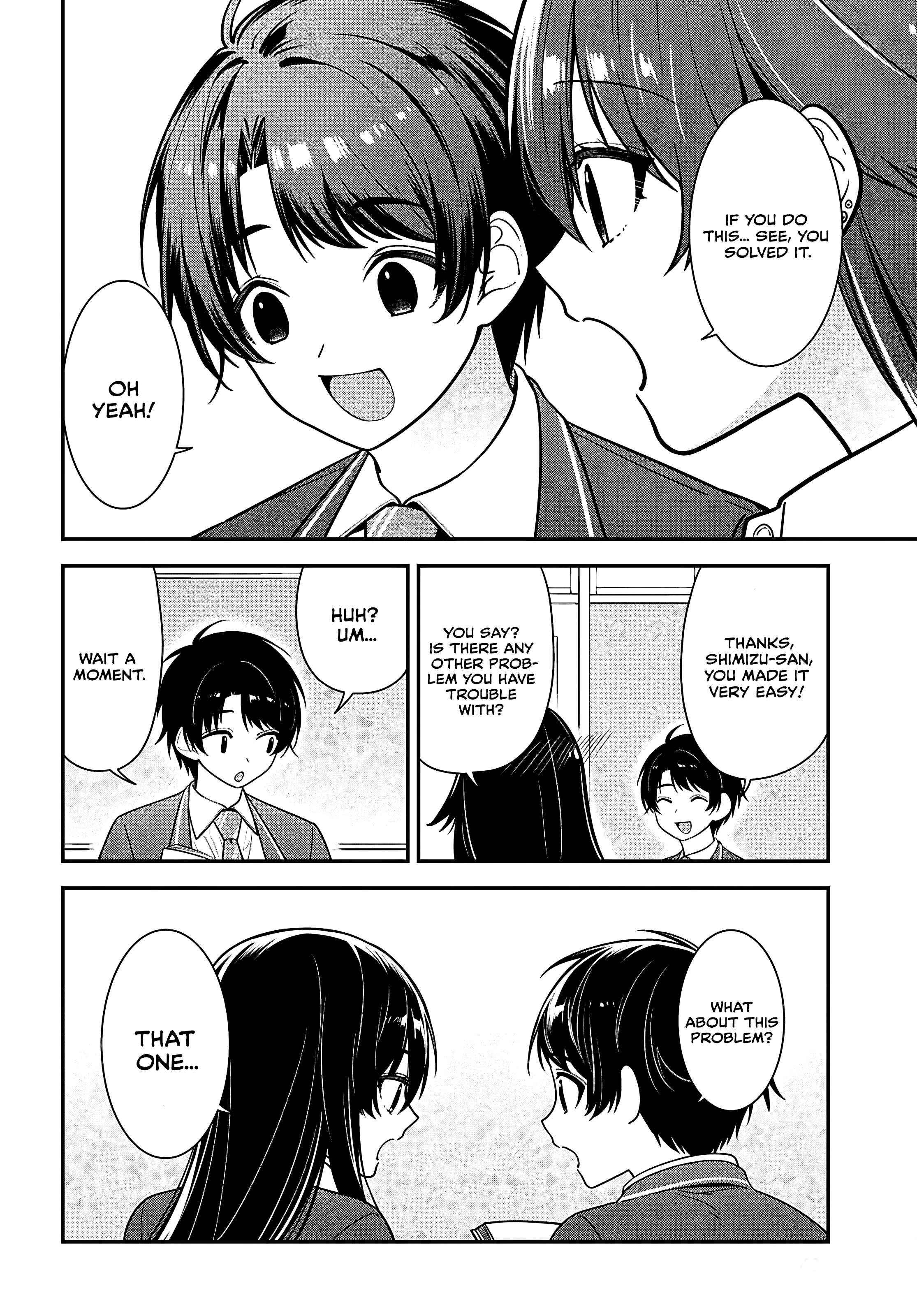 Tonari no Seki no Yankee Shimizu-san ga Kami o Kuroku Sometekita Chapter 12 page 26 - 