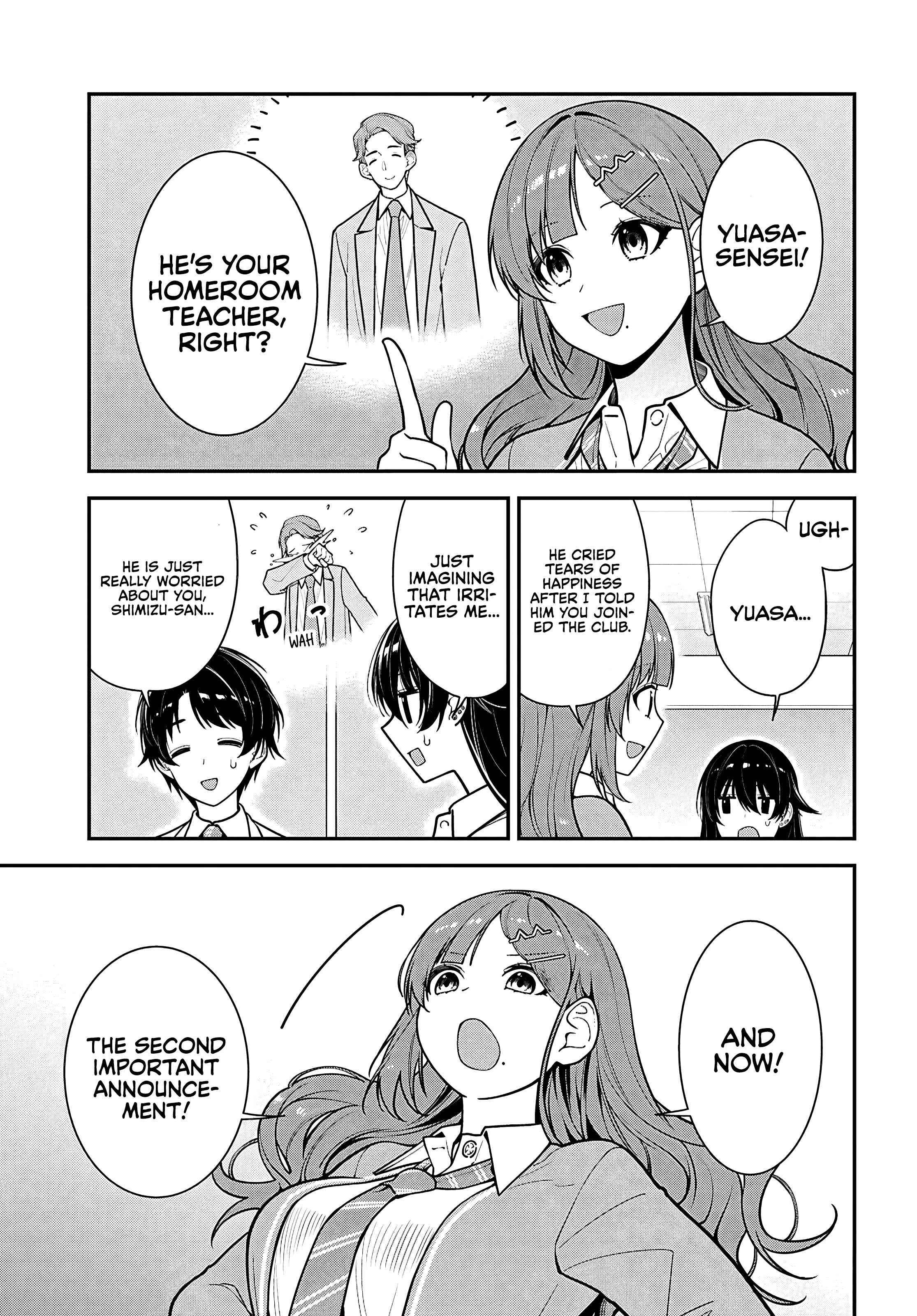Tonari no Seki no Yankee Shimizu-san ga Kami o Kuroku Sometekita Chapter 12 page 9 - 
