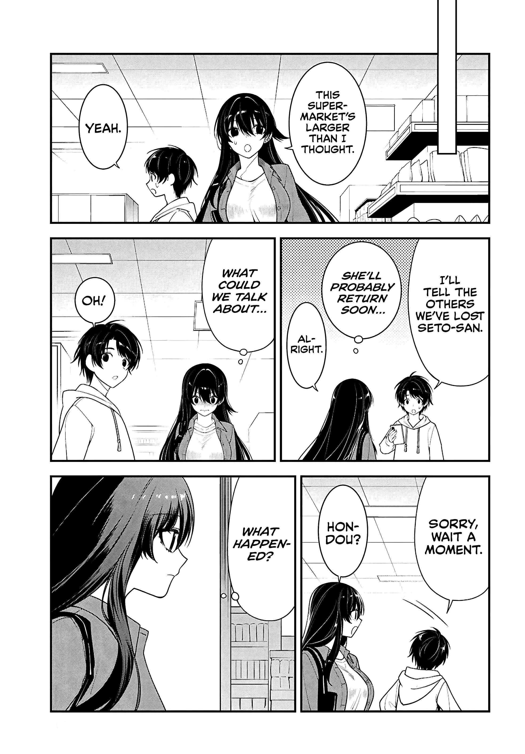 Tonari no Seki no Yankee Shimizu-san ga Kami o Kuroku Sometekita Chapter 13 page 15 - 