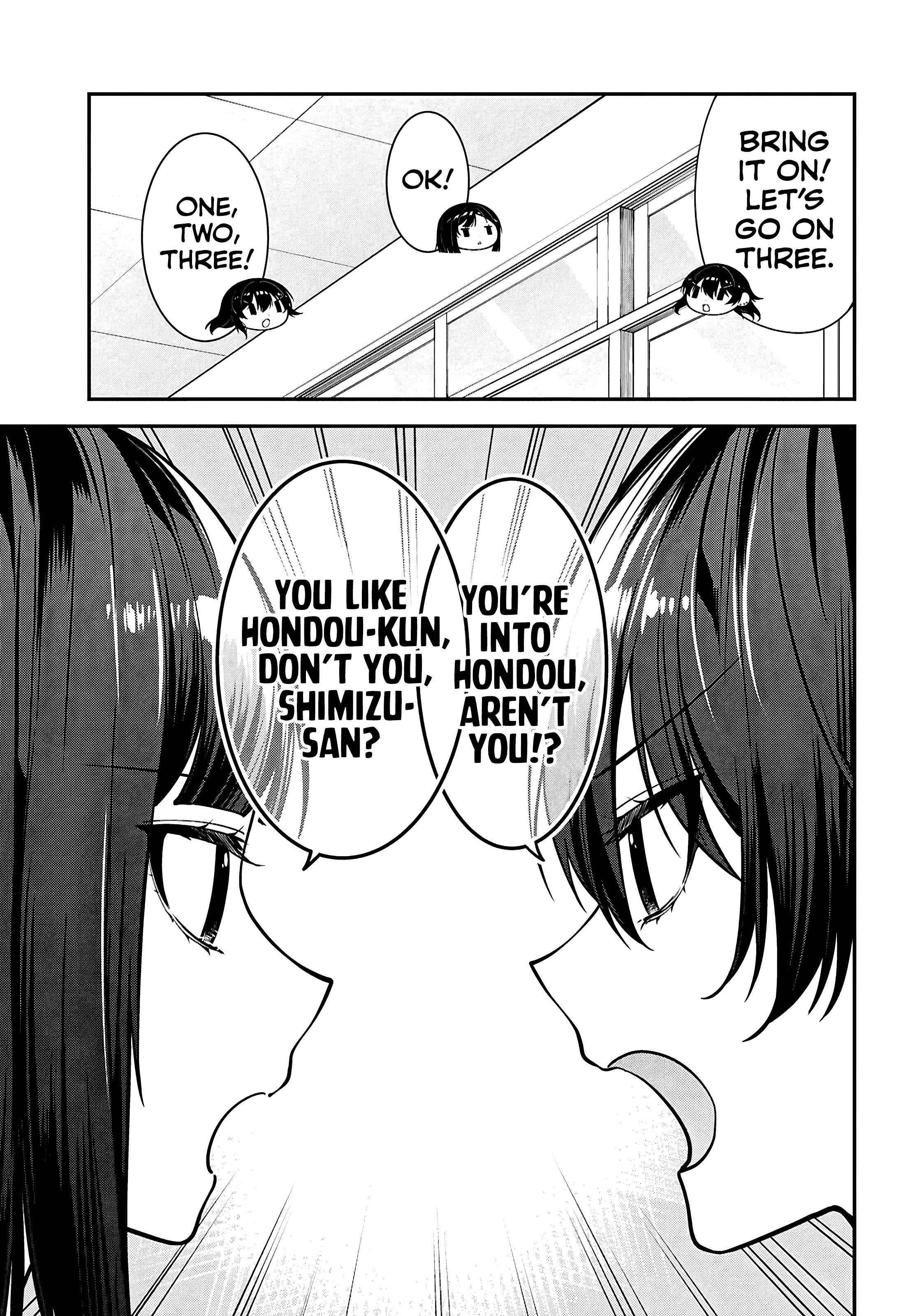 Tonari no Seki no Yankee Shimizu-san ga Kami o Kuroku Sometekita Chapter 13 page 3 - 