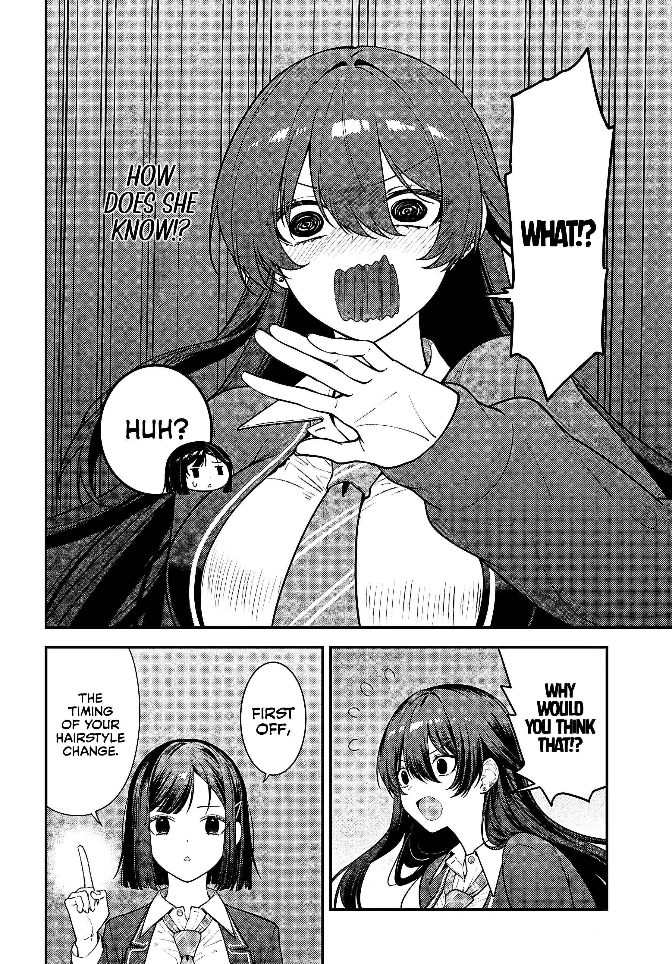 Tonari no Seki no Yankee Shimizu-san ga Kami o Kuroku Sometekita Chapter 13 page 4 - 