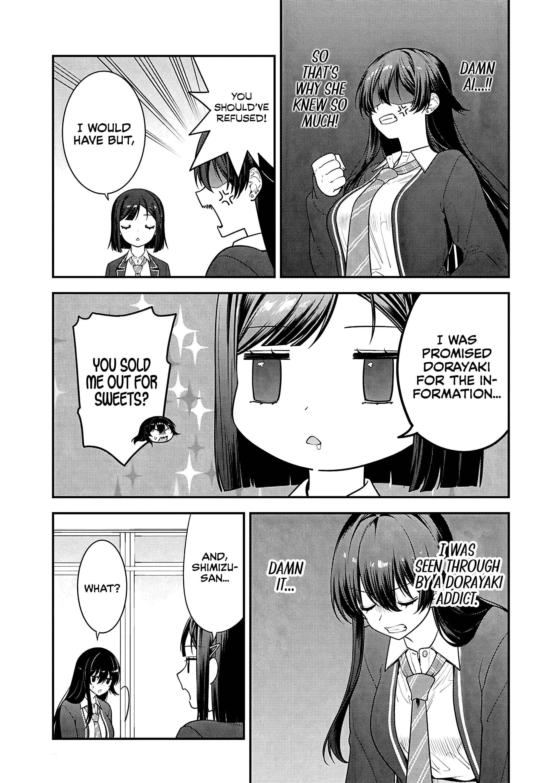 Tonari no Seki no Yankee Shimizu-san ga Kami o Kuroku Sometekita Chapter 13 page 7 - 