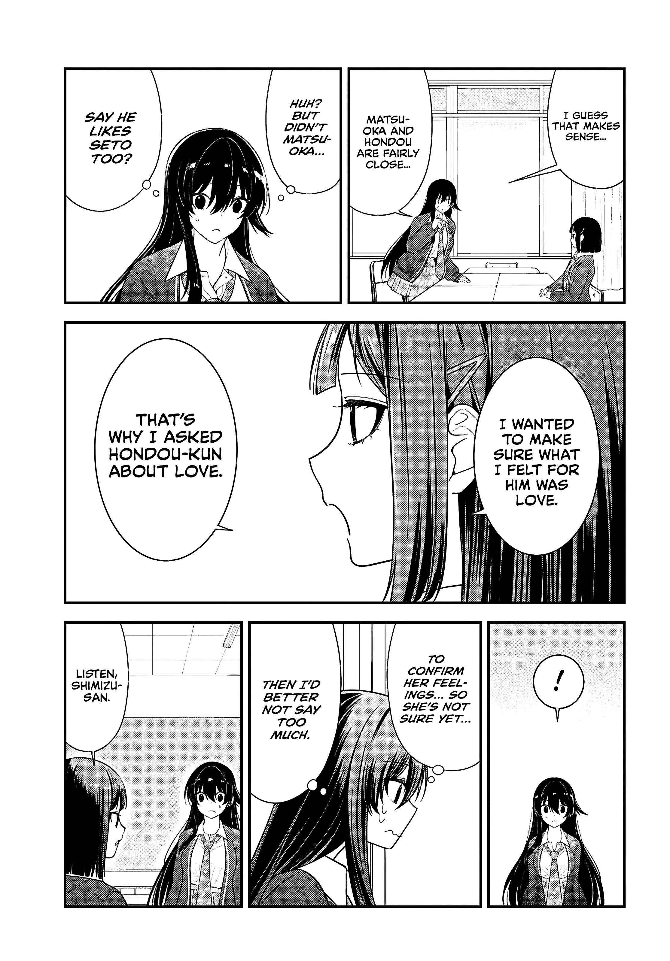 Tonari no Seki no Yankee Shimizu-san ga Kami o Kuroku Sometekita Chapter 13 page 9 - 
