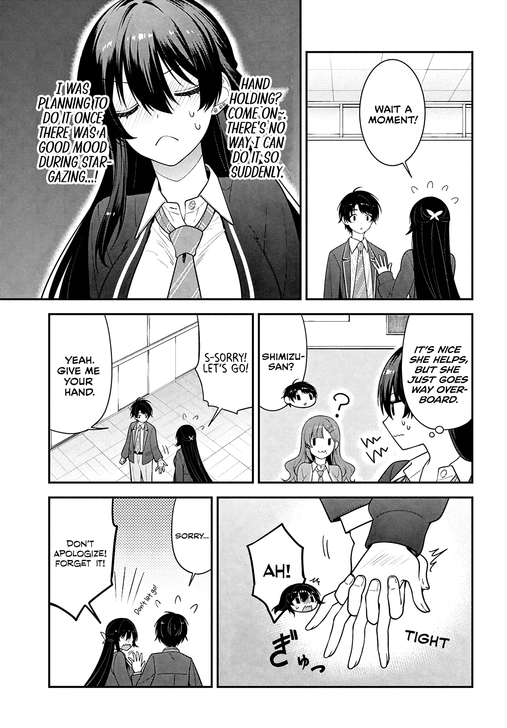 Tonari no Seki no Yankee Shimizu-san ga Kami o Kuroku Sometekita Chapter 14 page 11 - 