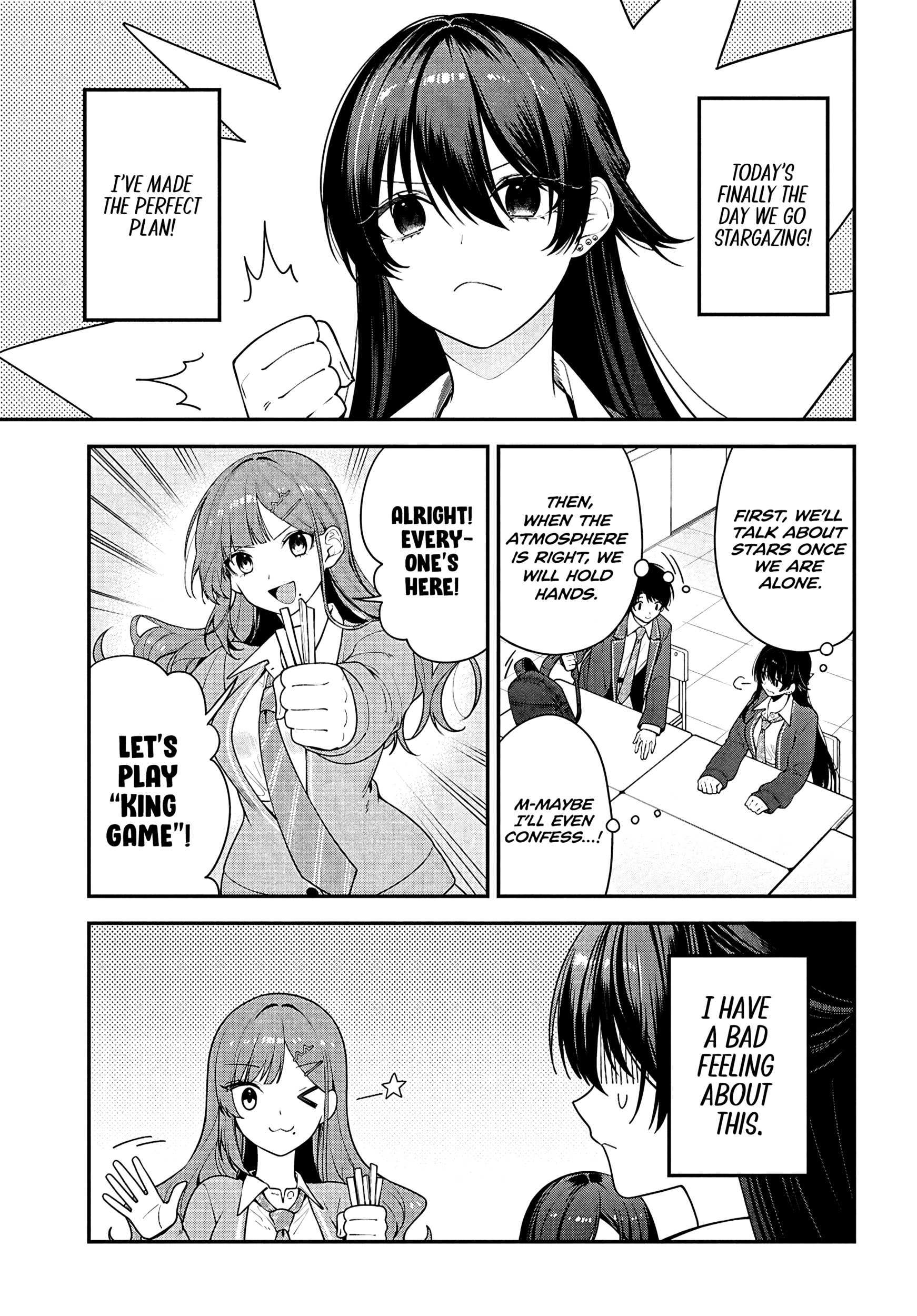 Tonari no Seki no Yankee Shimizu-san ga Kami o Kuroku Sometekita Chapter 14 page 3 - 
