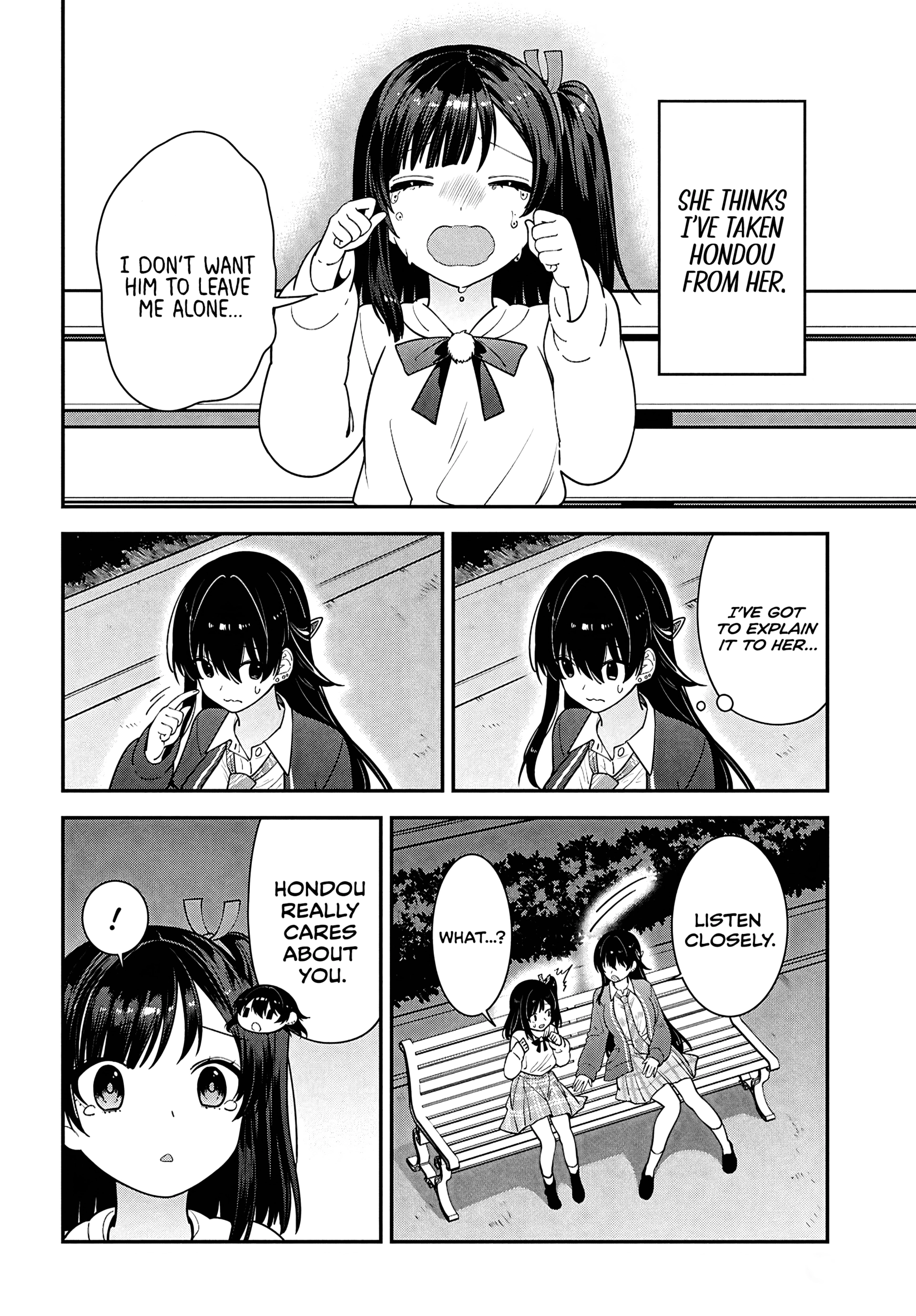 Tonari no Seki no Yankee Shimizu-san ga Kami o Kuroku Sometekita Chapter 15 page 14 - 