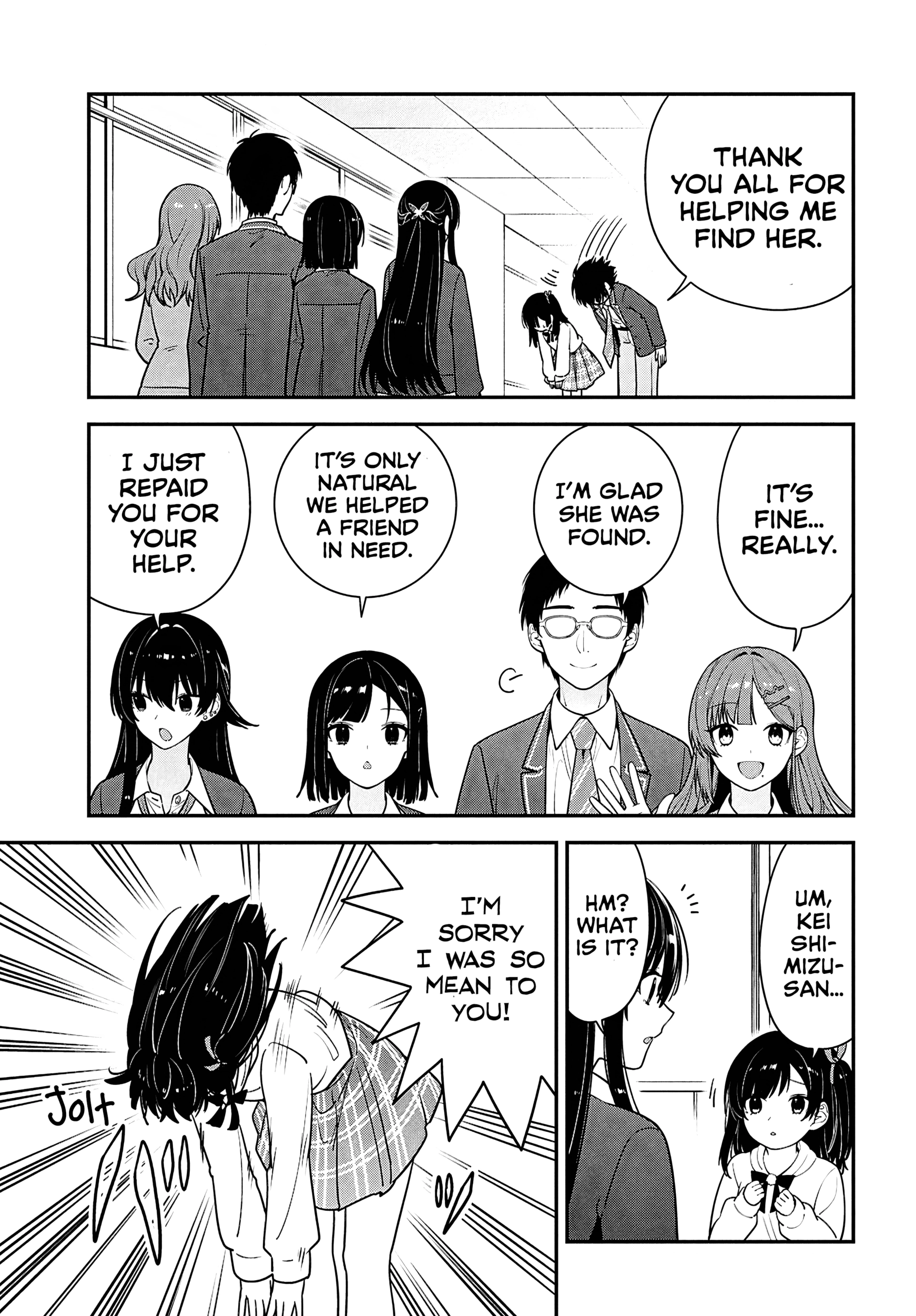 Tonari no Seki no Yankee Shimizu-san ga Kami o Kuroku Sometekita Chapter 15 page 18 - 