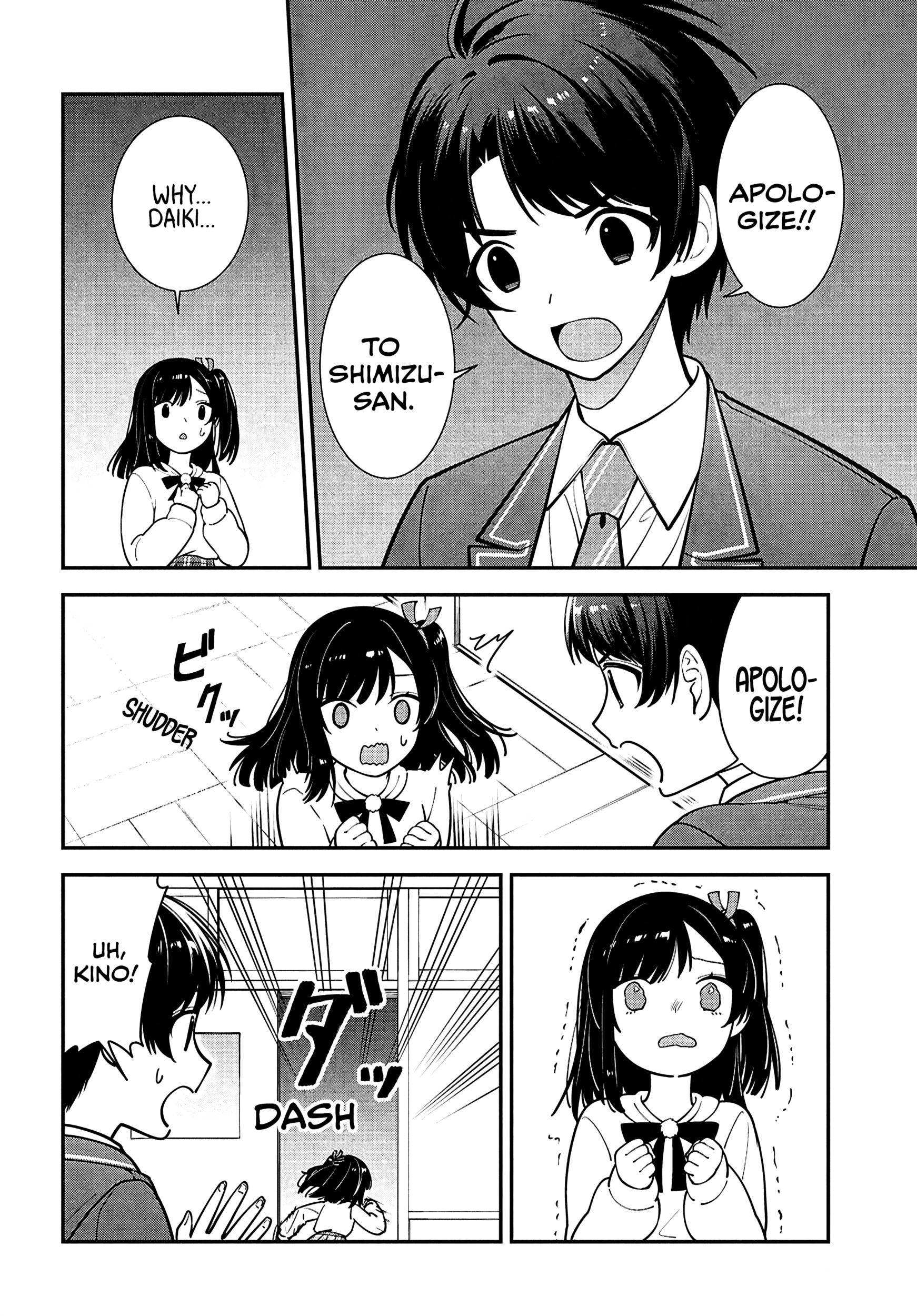 Tonari no Seki no Yankee Shimizu-san ga Kami o Kuroku Sometekita Chapter 15 page 8 - 