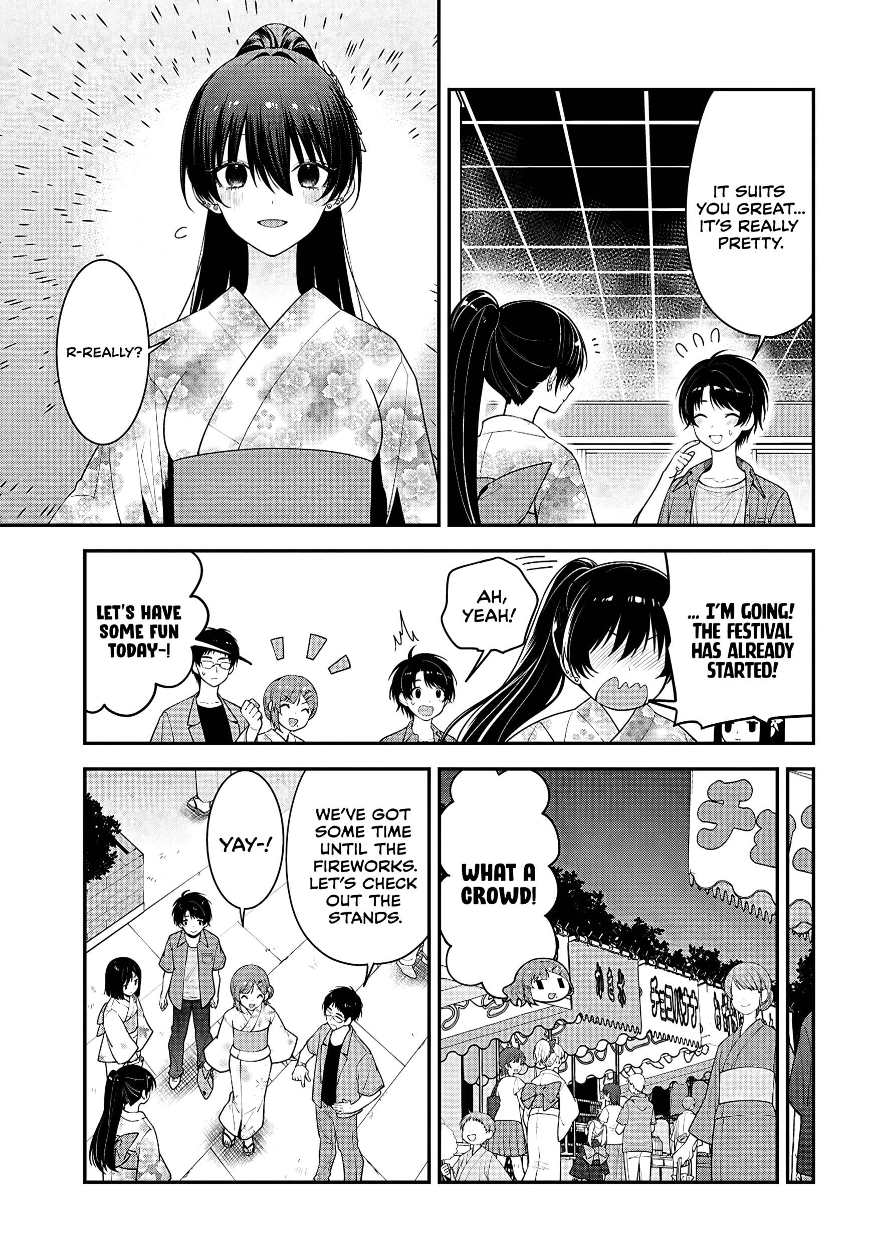 Tonari no Seki no Yankee Shimizu-san ga Kami o Kuroku Sometekita Chapter 16 page 13 - 