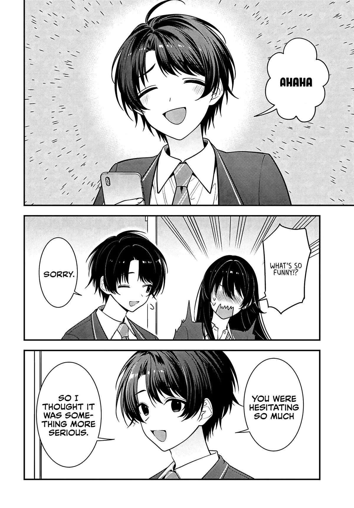Tonari no Seki no Yankee Shimizu-san ga Kami o Kuroku Sometekita Chapter 17 page 15 - 