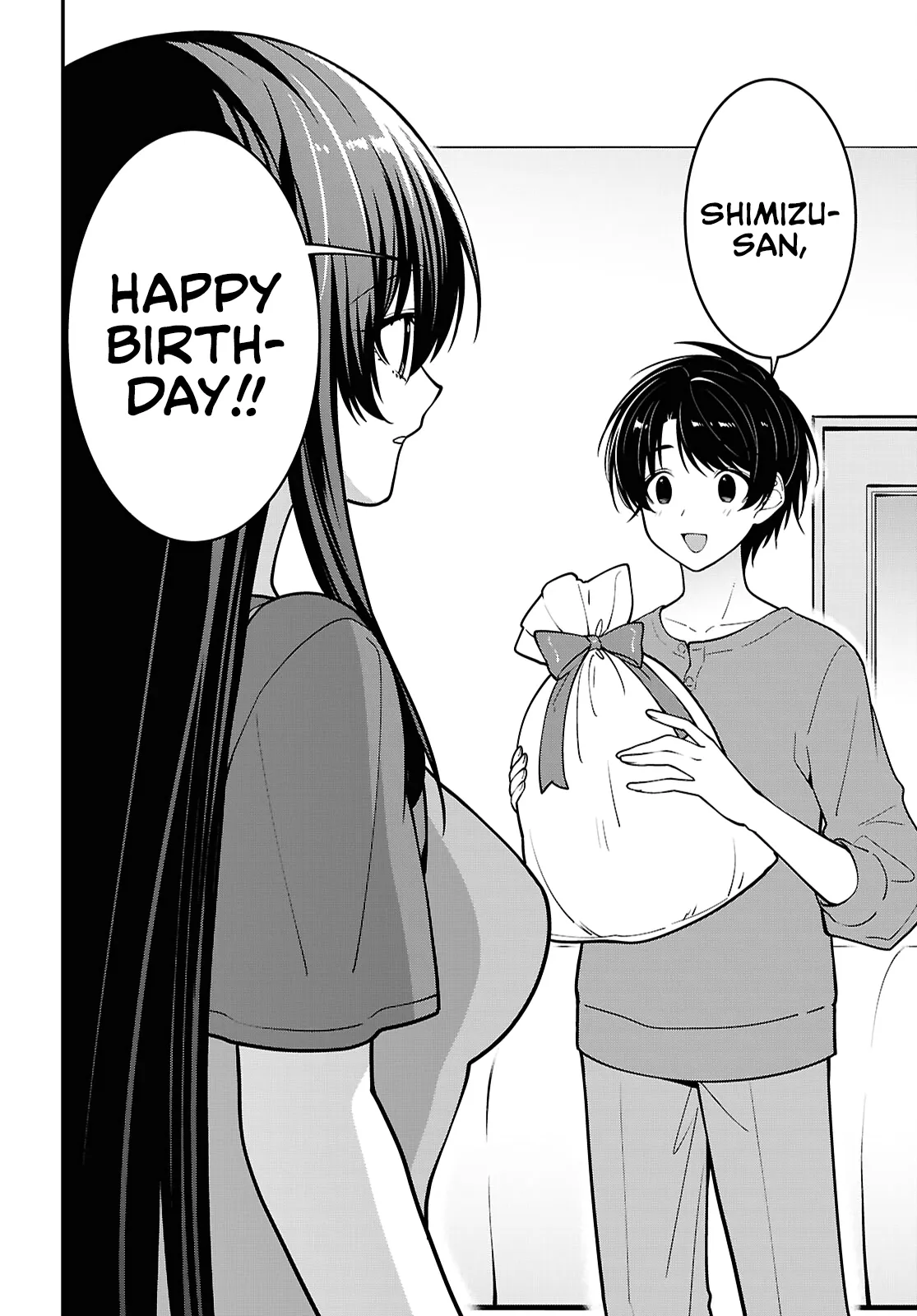 Tonari no Seki no Yankee Shimizu-san ga Kami o Kuroku Sometekita Chapter 18 page 20 - 