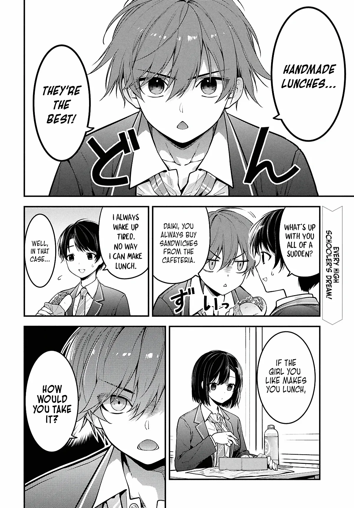 Tonari no Seki no Yankee Shimizu-san ga Kami o Kuroku Sometekita Chapter 2 page 2 - 