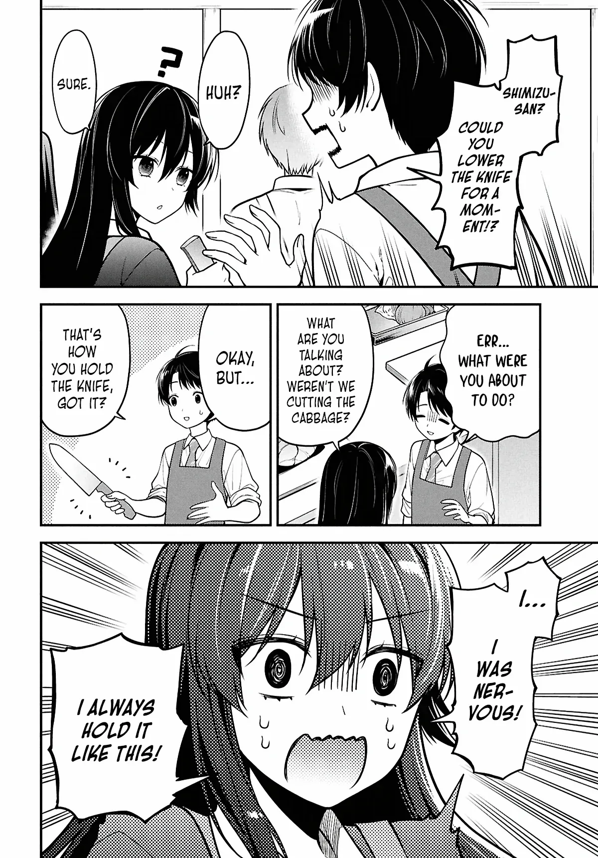 Tonari no Seki no Yankee Shimizu-san ga Kami o Kuroku Sometekita Chapter 2 page 12 - 