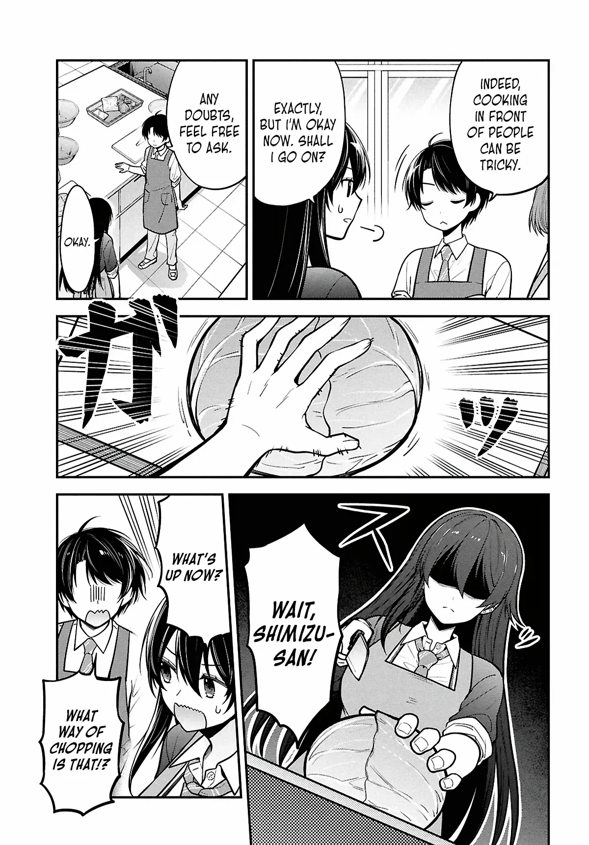Tonari no Seki no Yankee Shimizu-san ga Kami o Kuroku Sometekita Chapter 2 page 13 - 