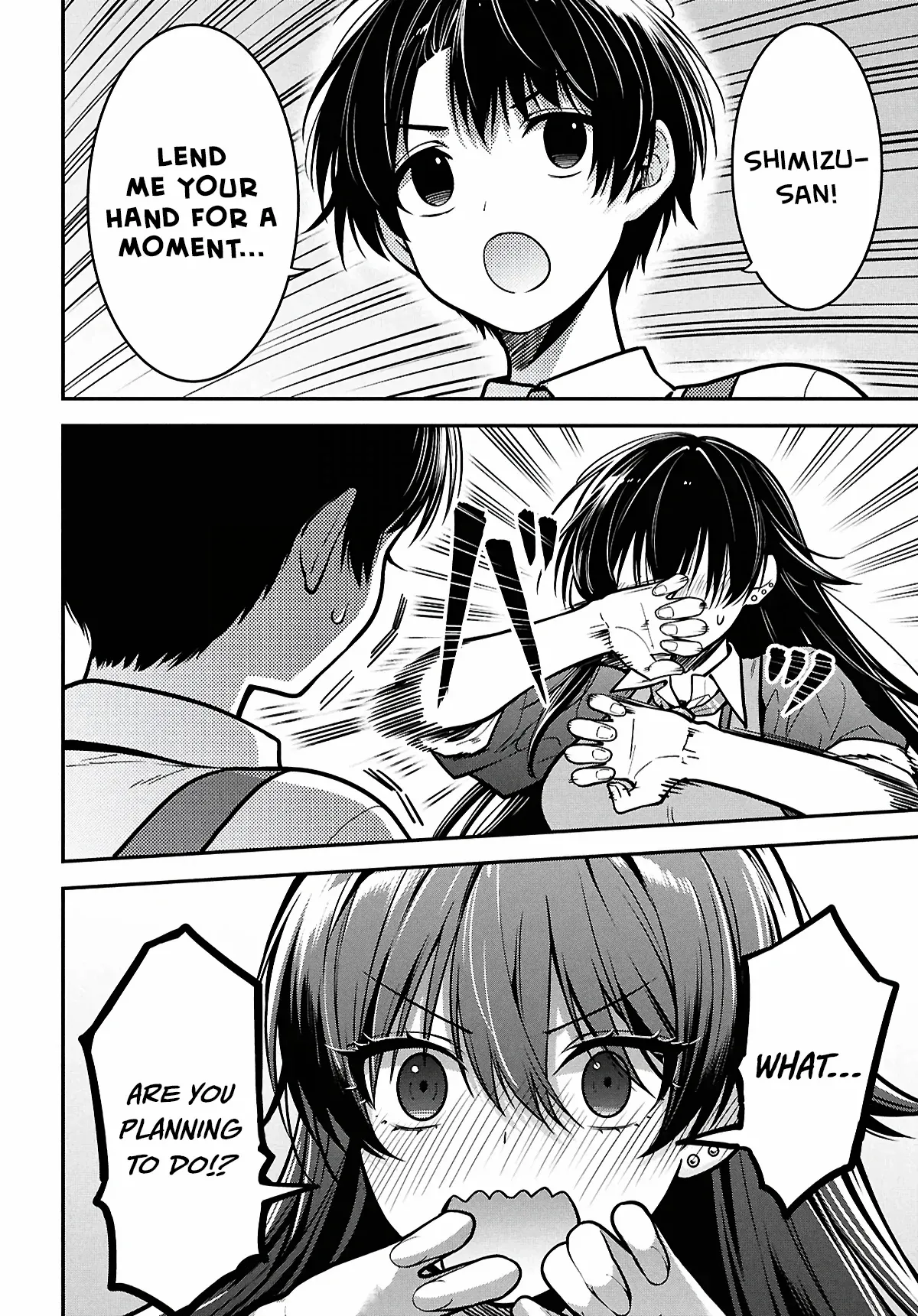 Tonari no Seki no Yankee Shimizu-san ga Kami o Kuroku Sometekita Chapter 2 page 20 - 