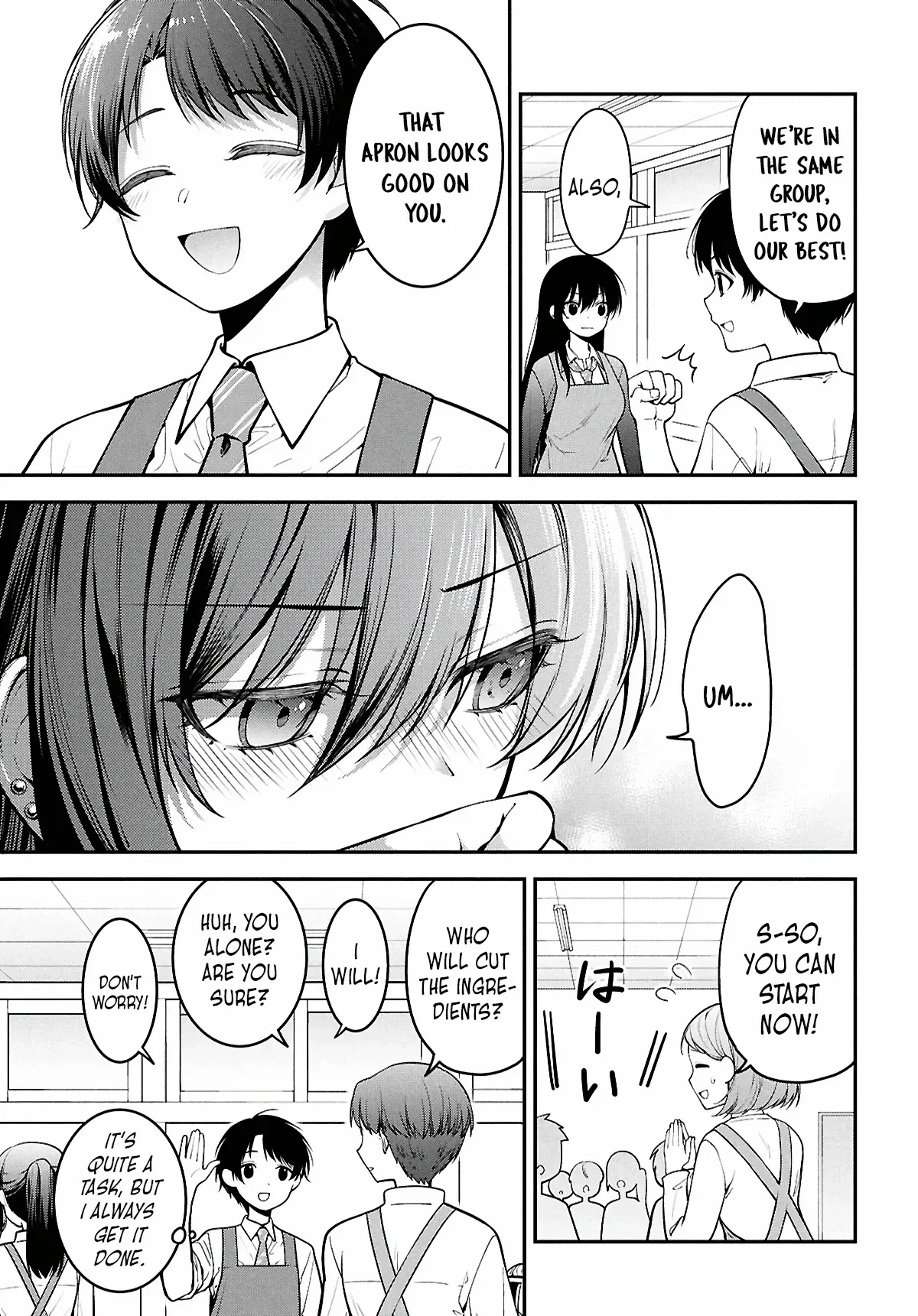 Tonari no Seki no Yankee Shimizu-san ga Kami o Kuroku Sometekita Chapter 2 page 7 - 