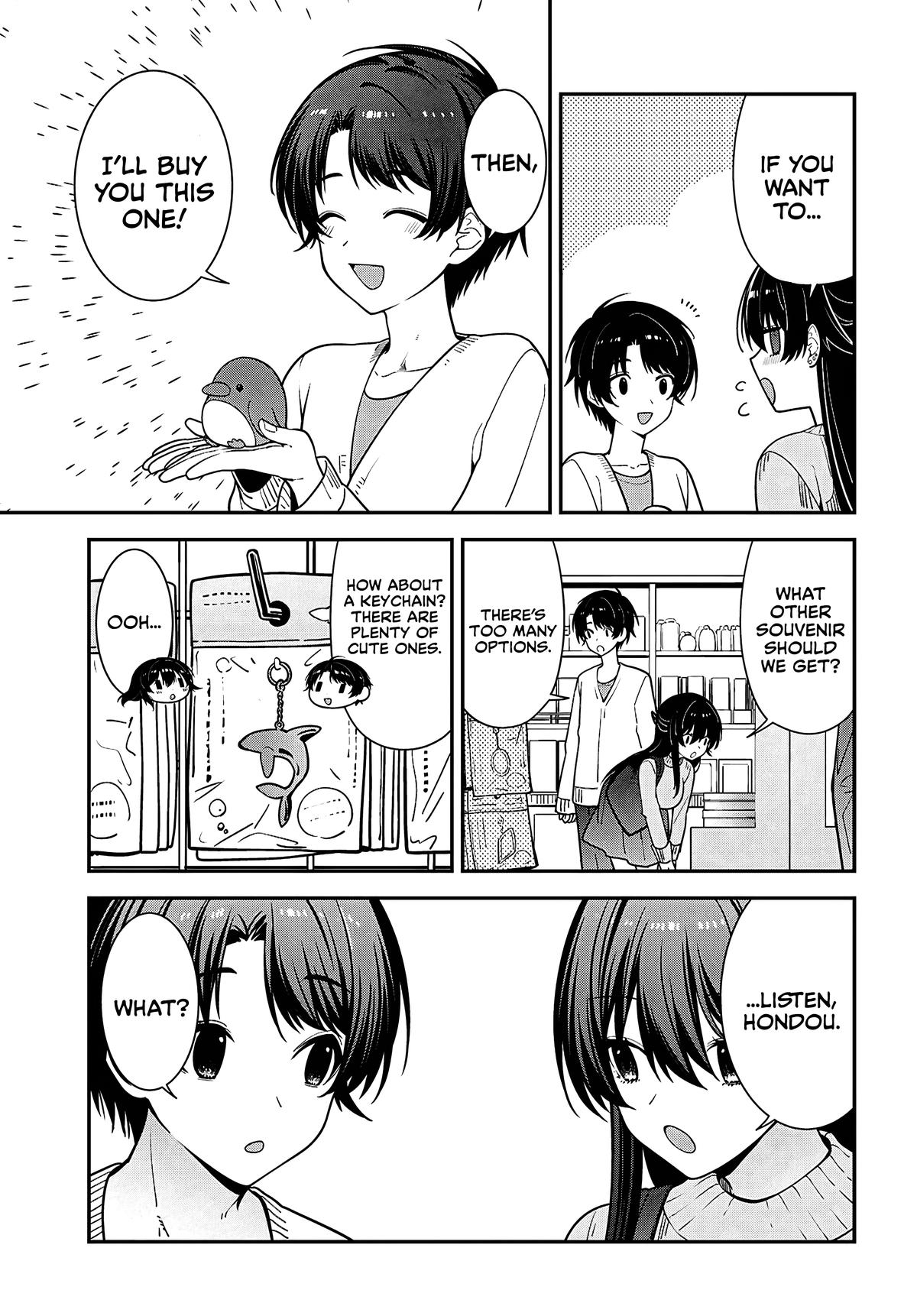 Tonari no Seki no Yankee Shimizu-san ga Kami o Kuroku Sometekita Chapter 20 page 22 - 