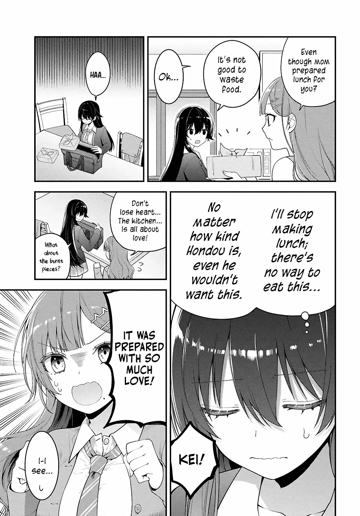 Tonari no Seki no Yankee Shimizu-san ga Kami o Kuroku Sometekita Chapter 3 page 15 - 
