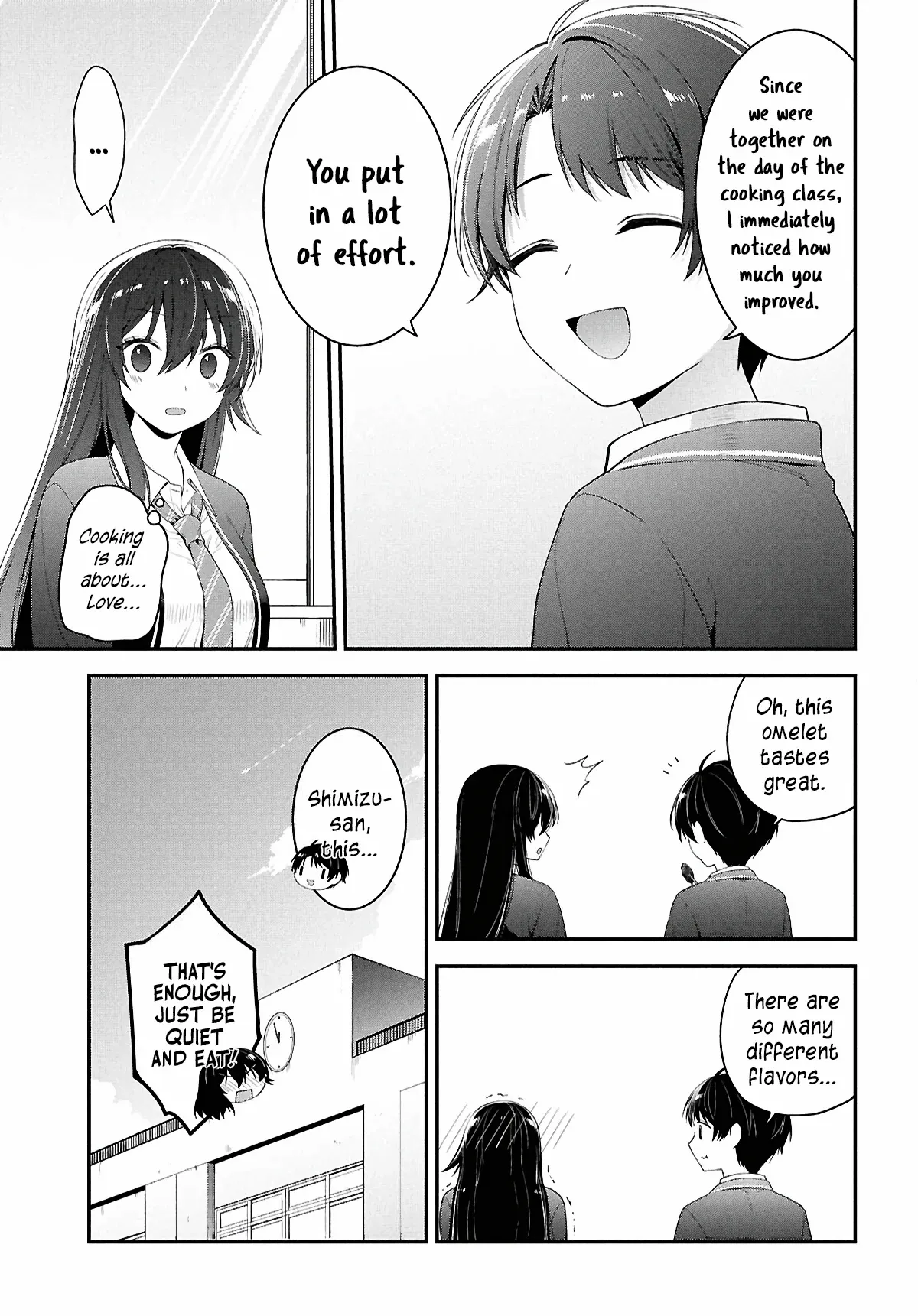 Tonari no Seki no Yankee Shimizu-san ga Kami o Kuroku Sometekita Chapter 3 page 27 - 