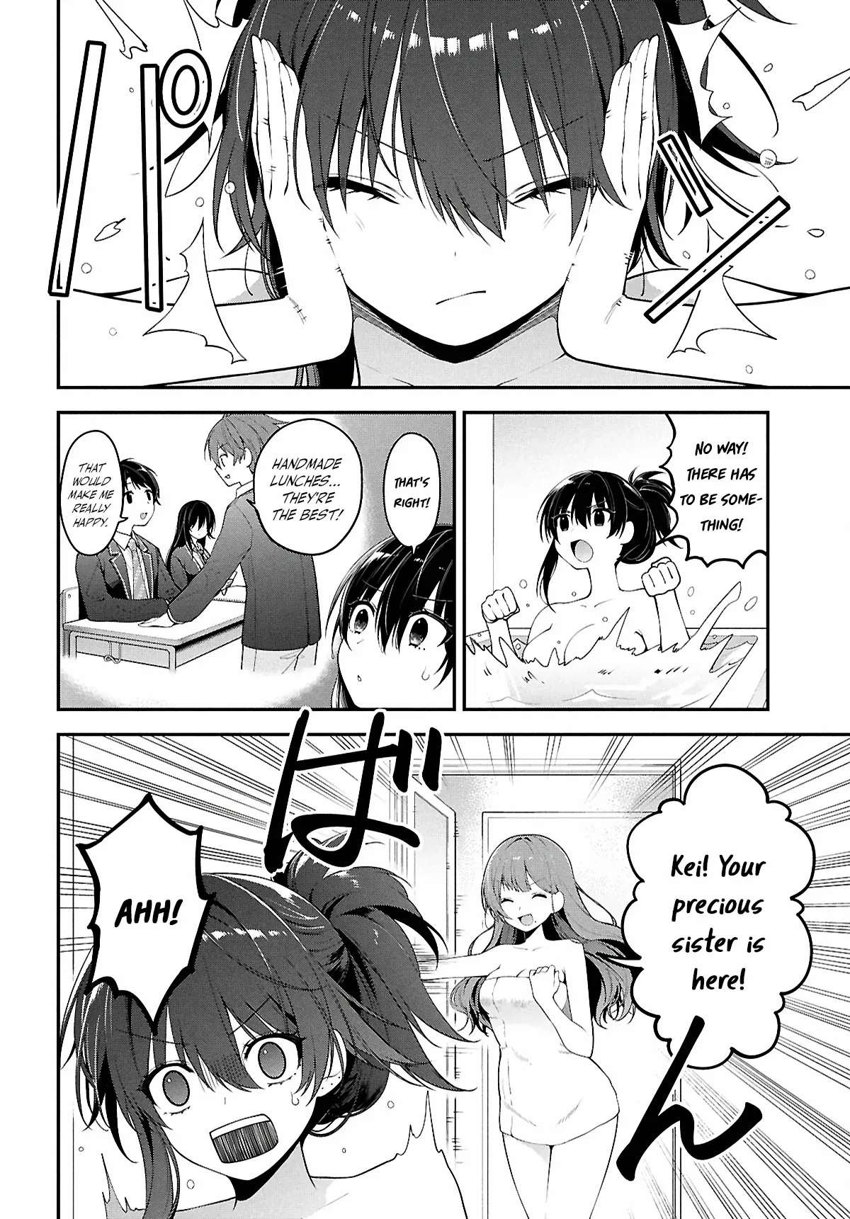 Tonari no Seki no Yankee Shimizu-san ga Kami o Kuroku Sometekita Chapter 3 page 4 - 