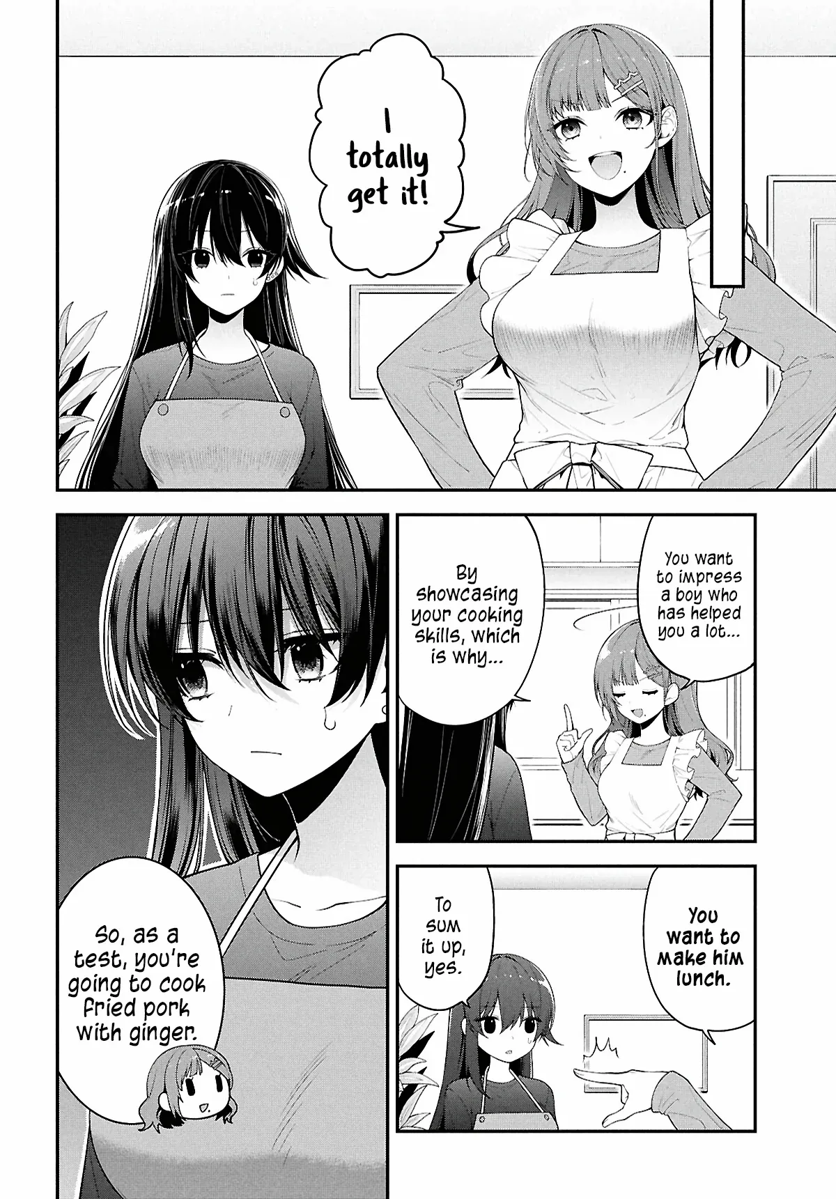 Tonari no Seki no Yankee Shimizu-san ga Kami o Kuroku Sometekita Chapter 3 page 6 - 