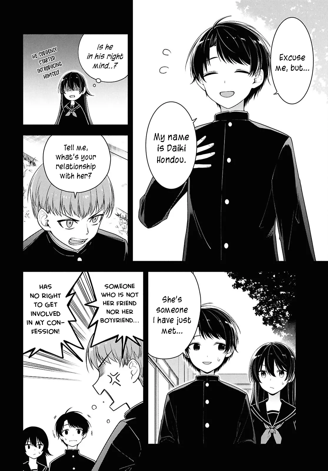 Tonari no Seki no Yankee Shimizu-san ga Kami o Kuroku Sometekita Chapter 4 page 14 - 