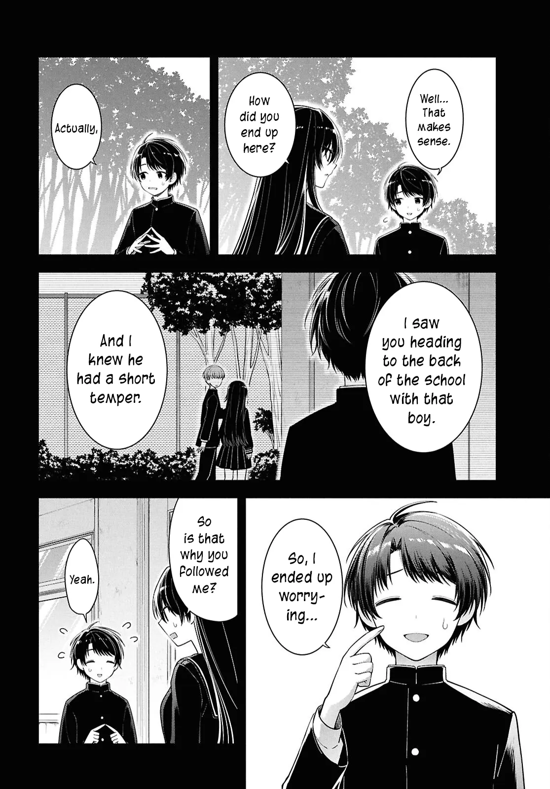 Tonari no Seki no Yankee Shimizu-san ga Kami o Kuroku Sometekita Chapter 4 page 20 - 