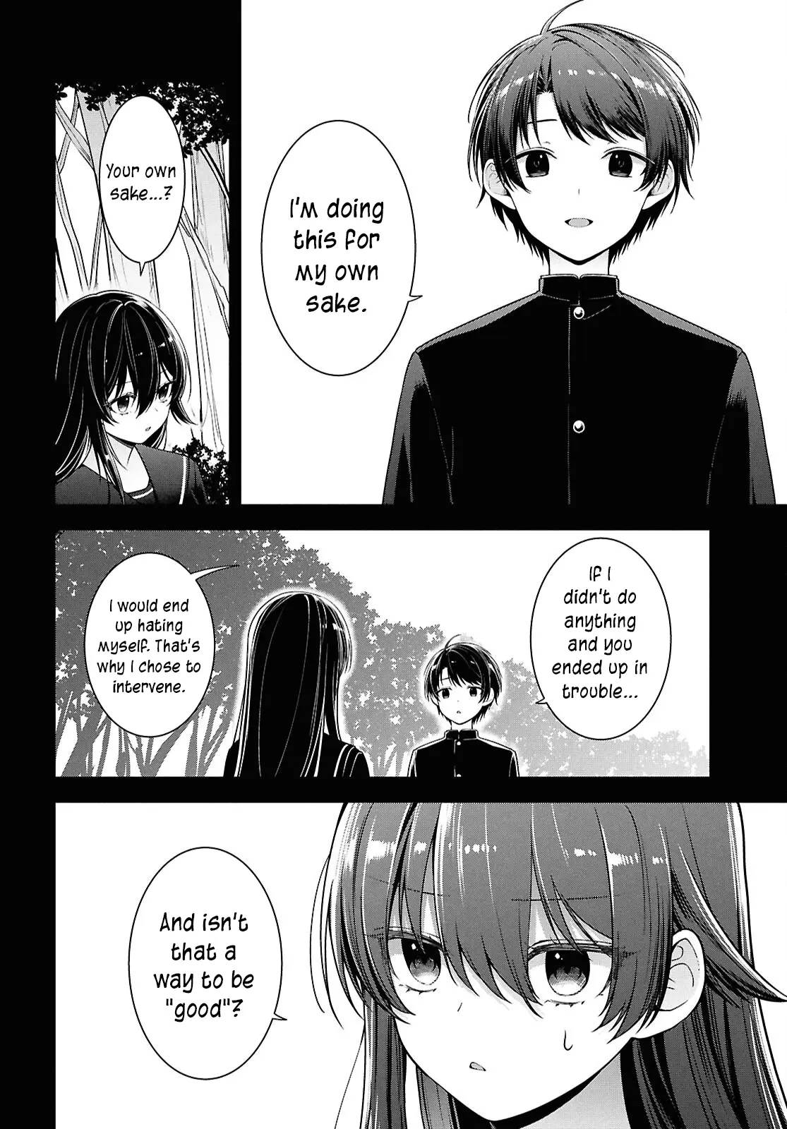 Tonari no Seki no Yankee Shimizu-san ga Kami o Kuroku Sometekita Chapter 4 page 22 - 