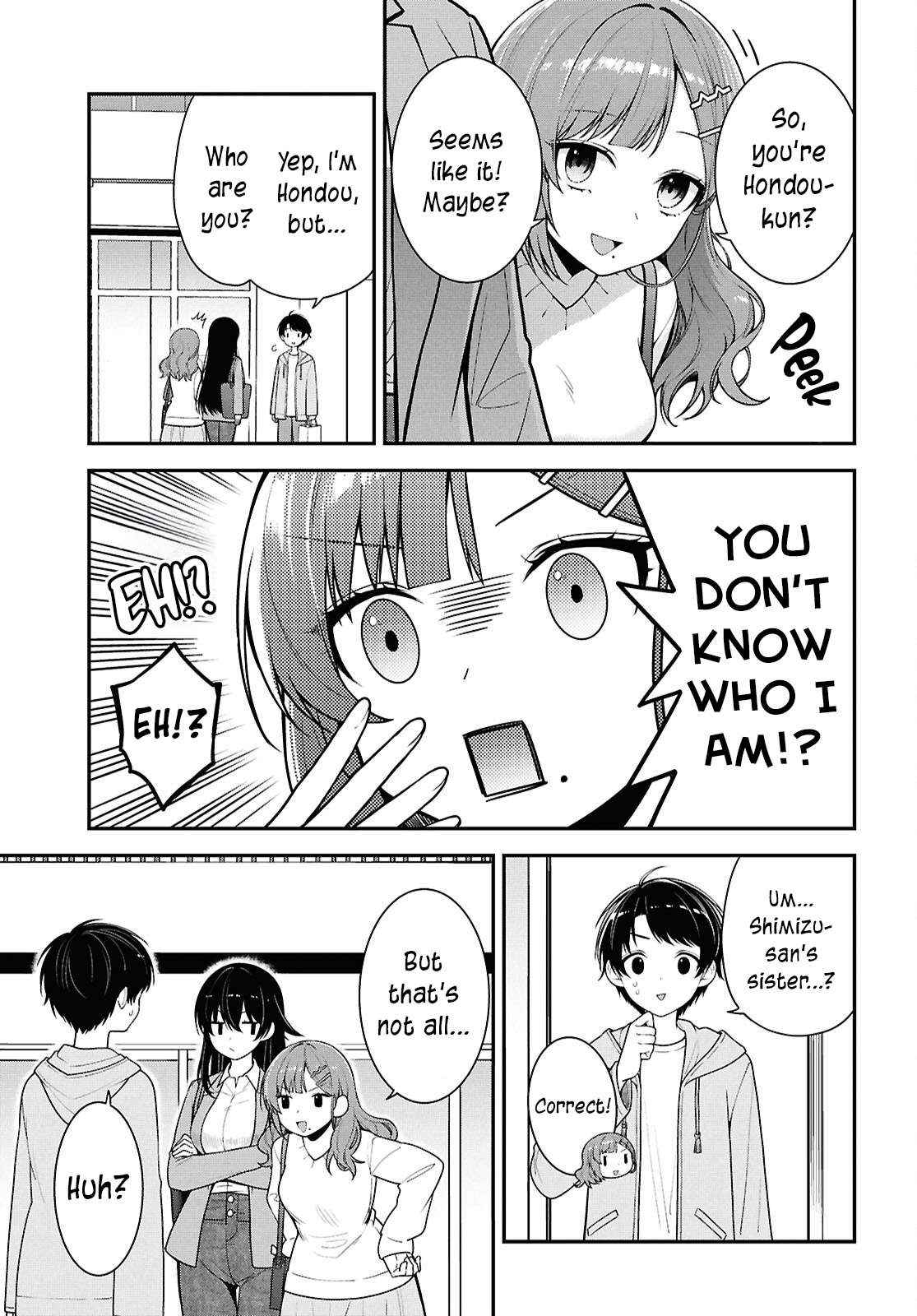 Tonari no Seki no Yankee Shimizu-san ga Kami o Kuroku Sometekita Chapter 5 page 11 - 